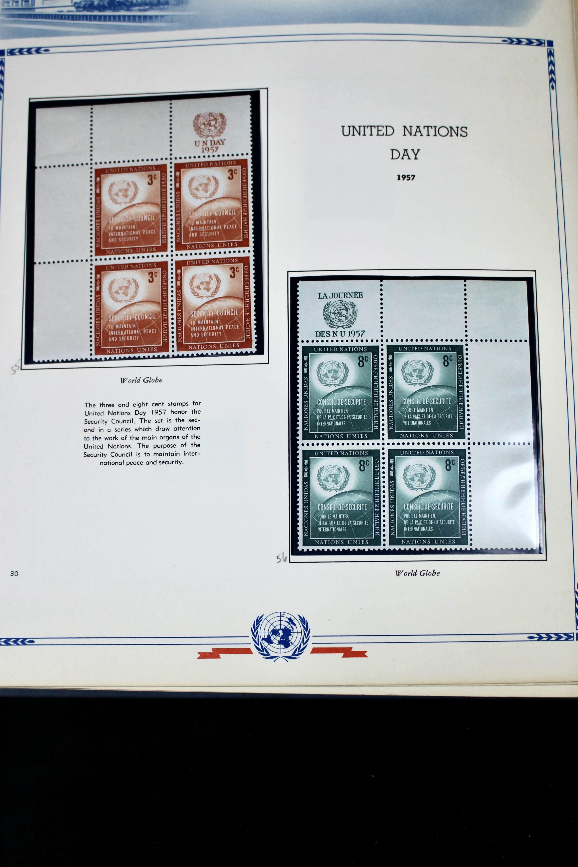 United Nations Postage Stamp Collection, 1957 to 1970