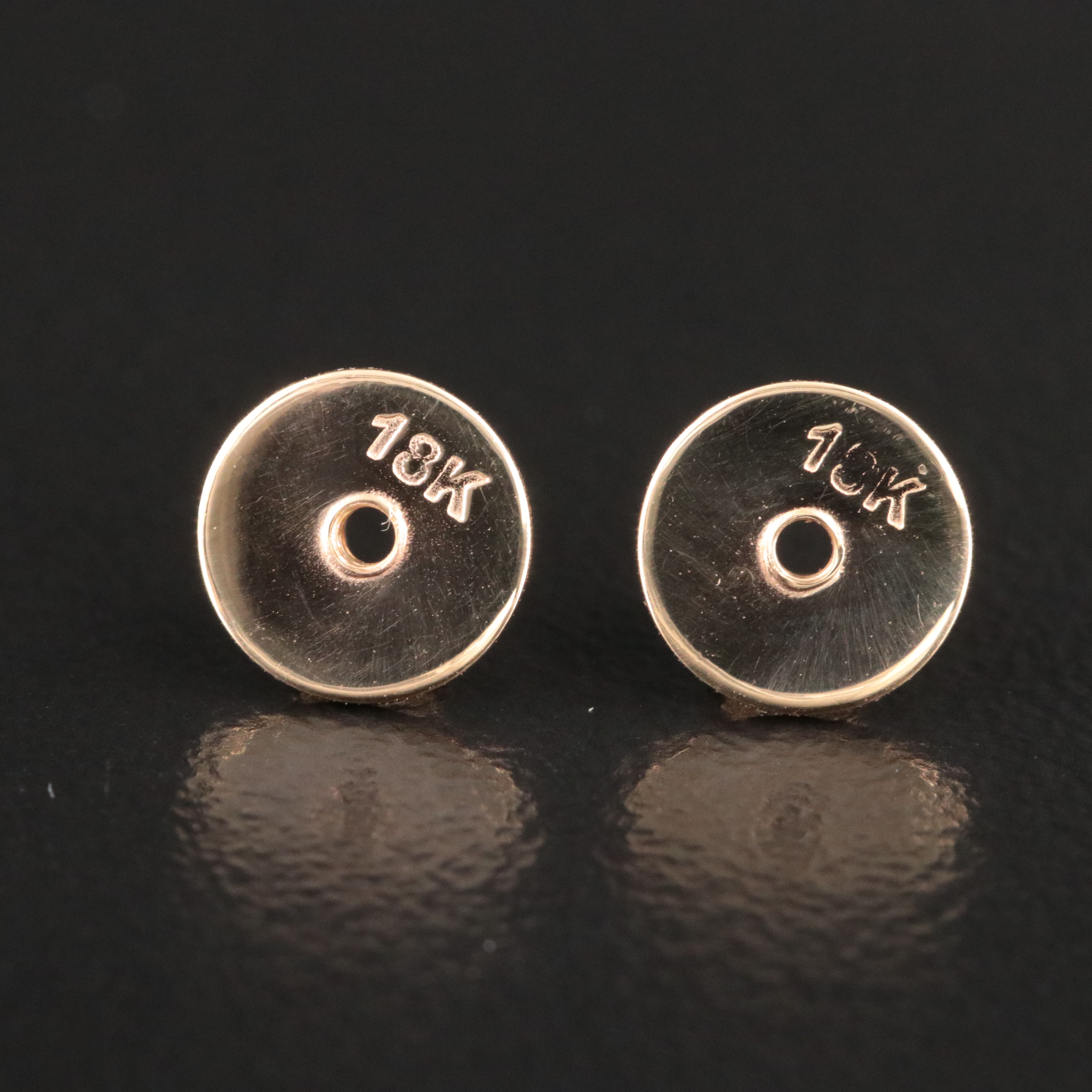 18K 4.09 CTW Lab Grown Diamond Stud Earrings with IGI Report