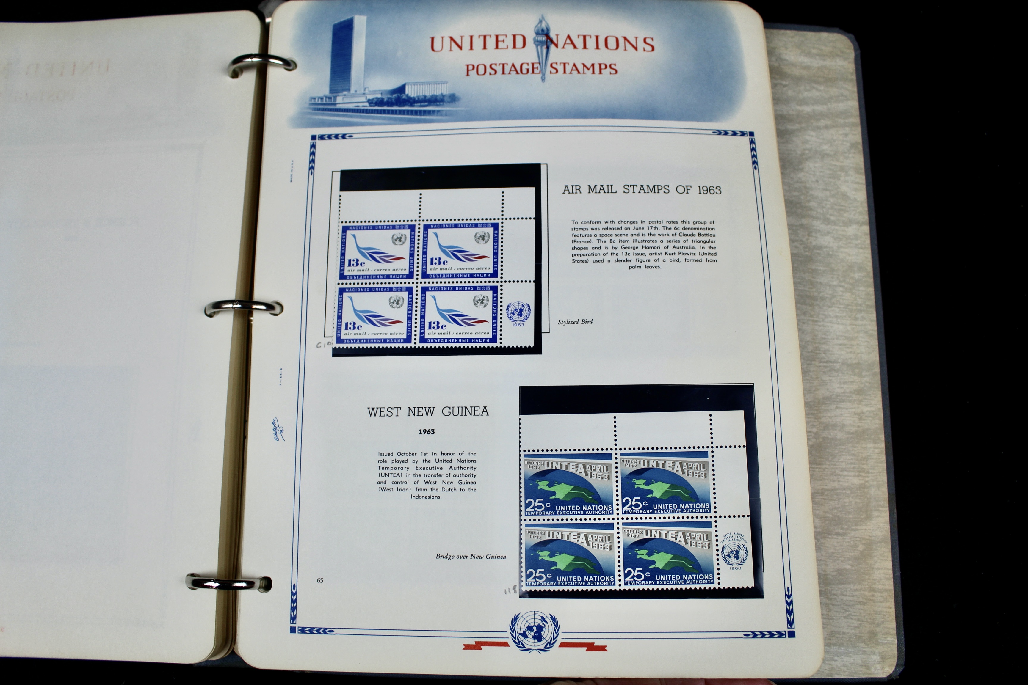 United Nations Postage Stamp Collection, 1957 to 1970