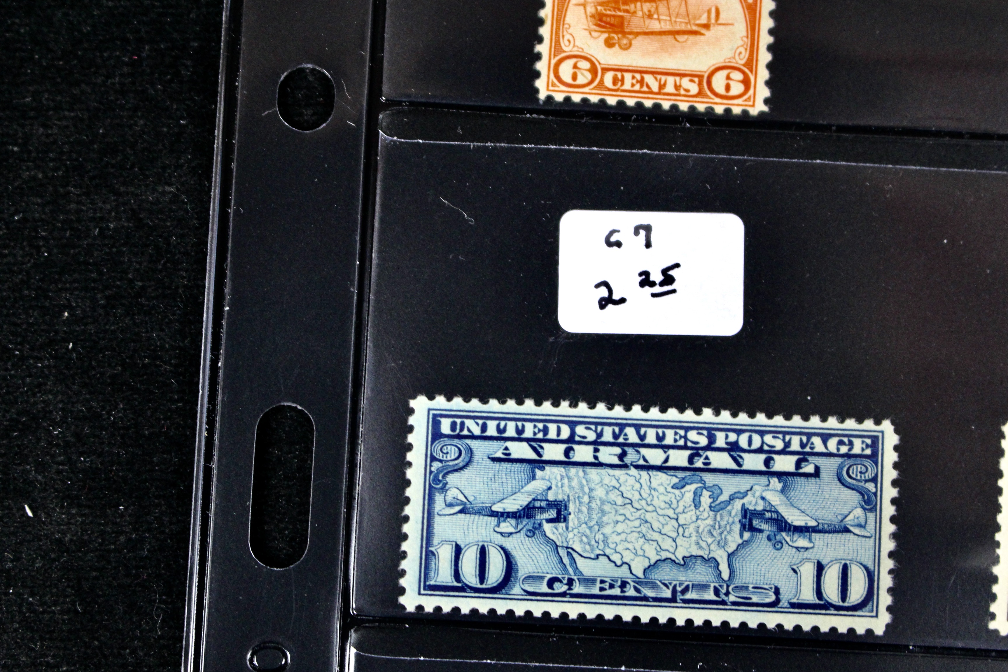 Fifteen Different Early U.S. Airmail Postage Stamps, MH