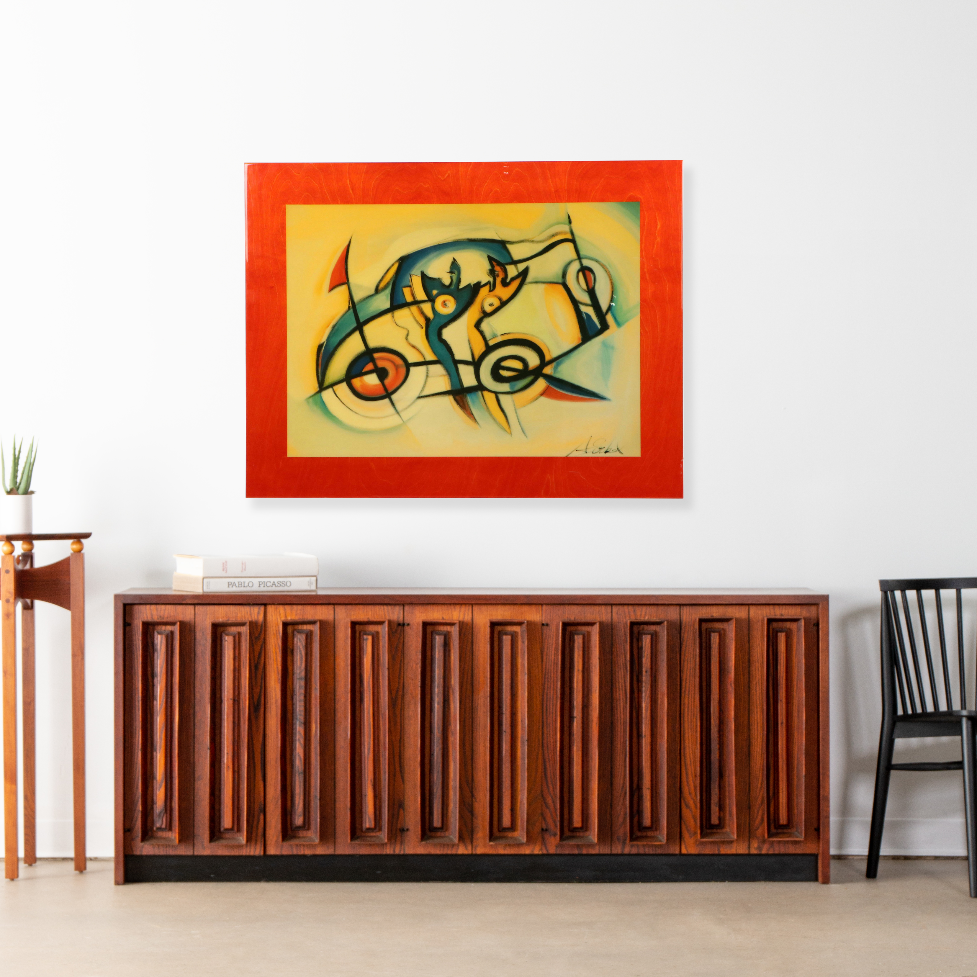 Abstract Offset Lithograph After Alfred Gockel, Late 20th to 21st Century