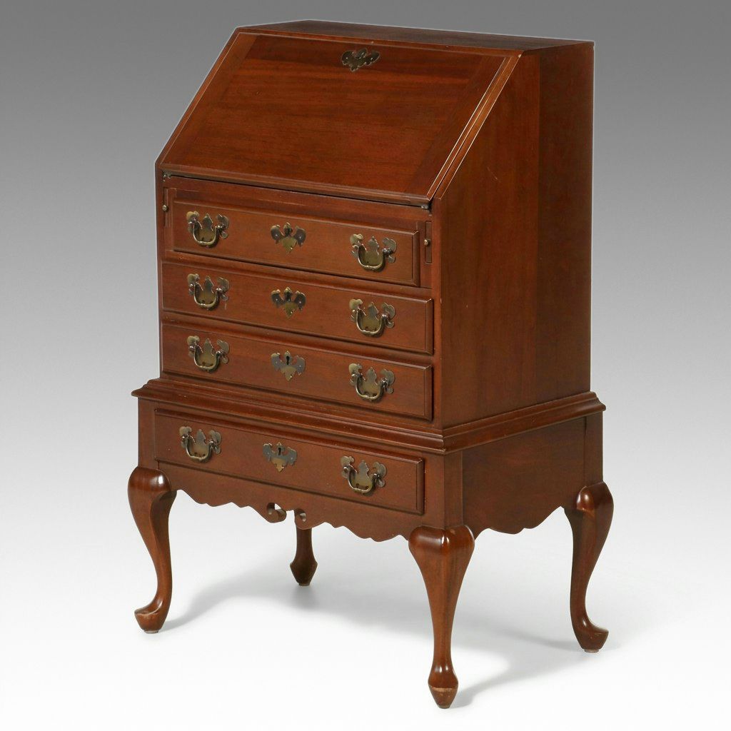 Maddox of Jamestown Mahogany Slant-Front Desk