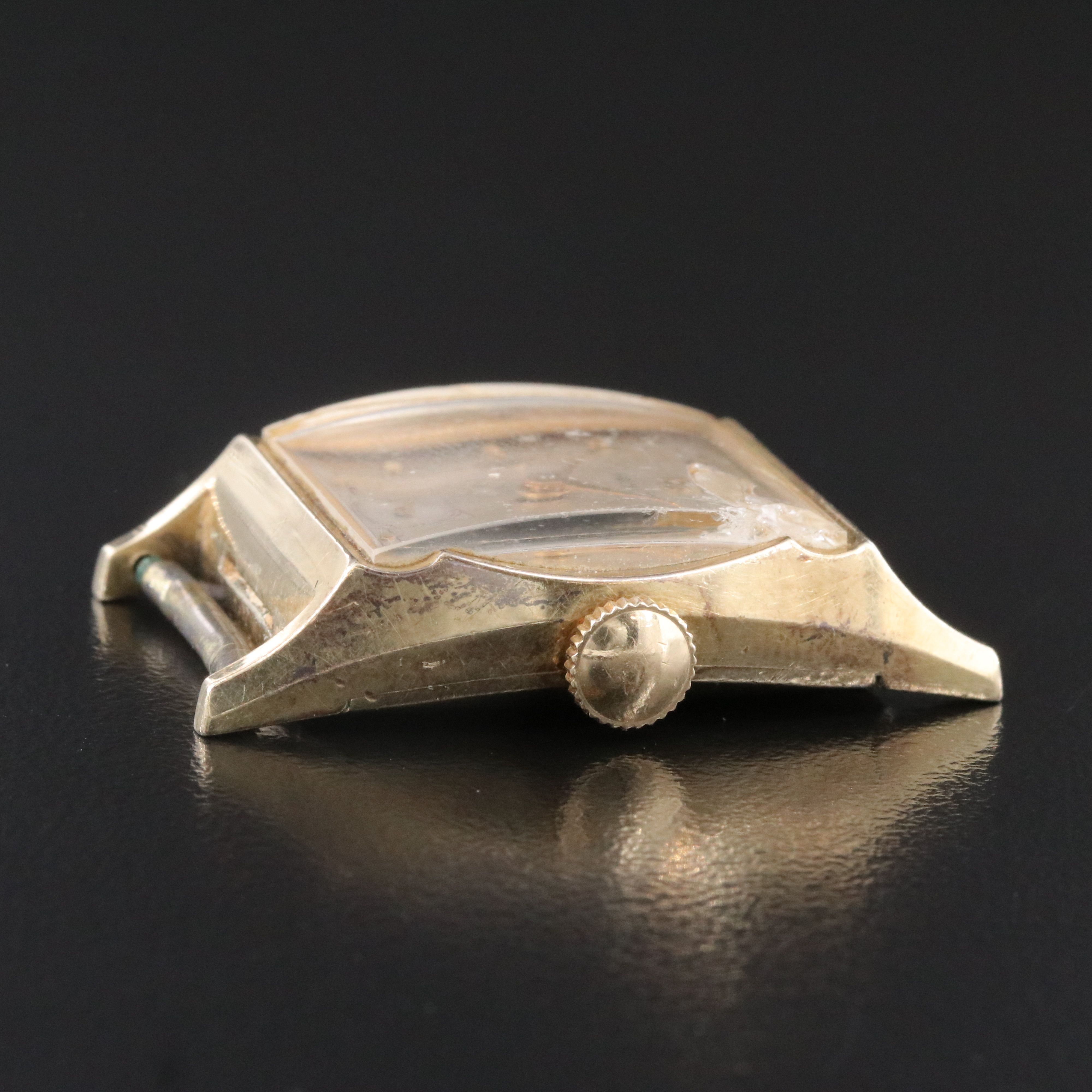 Vintage Hamilton Kirby B Gold-Filled Stem Wind Dress Watch