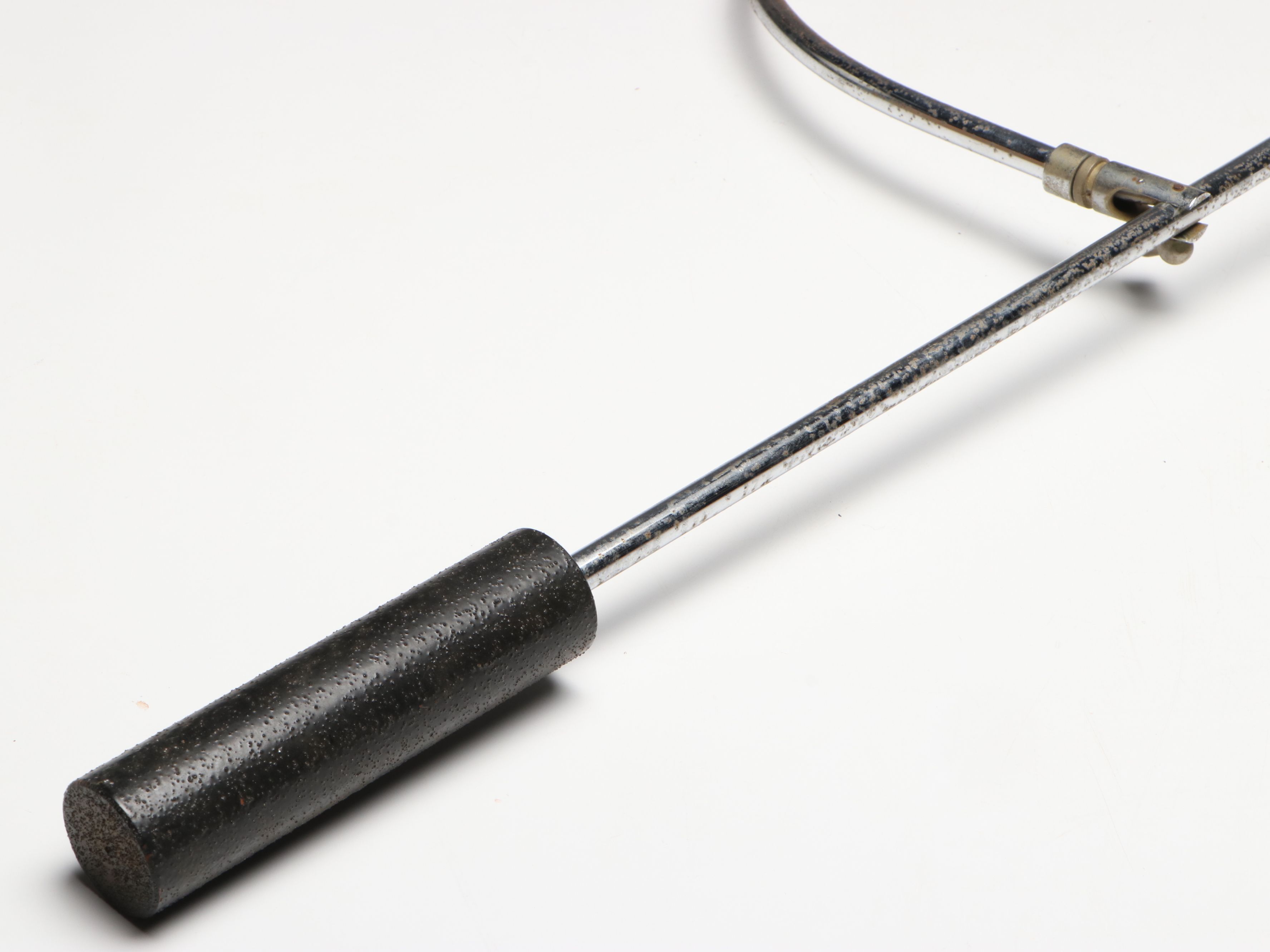 MCM Robert Sonneman "Orbiter" Metal Wall Lamp with White Globe Accent Lamp