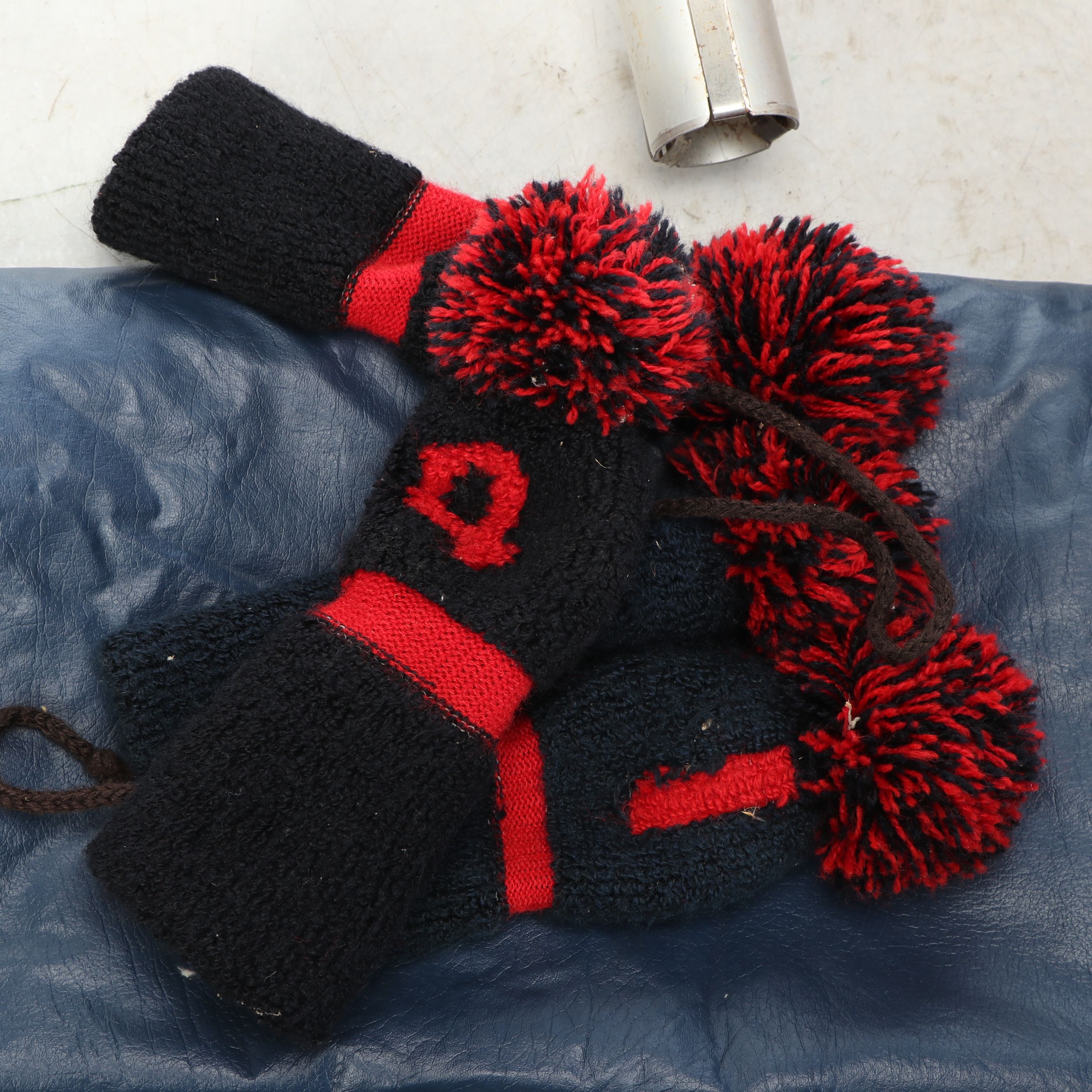 Collection of Golf Clubs, Leather Golf Bag, and More Golfing Equipment