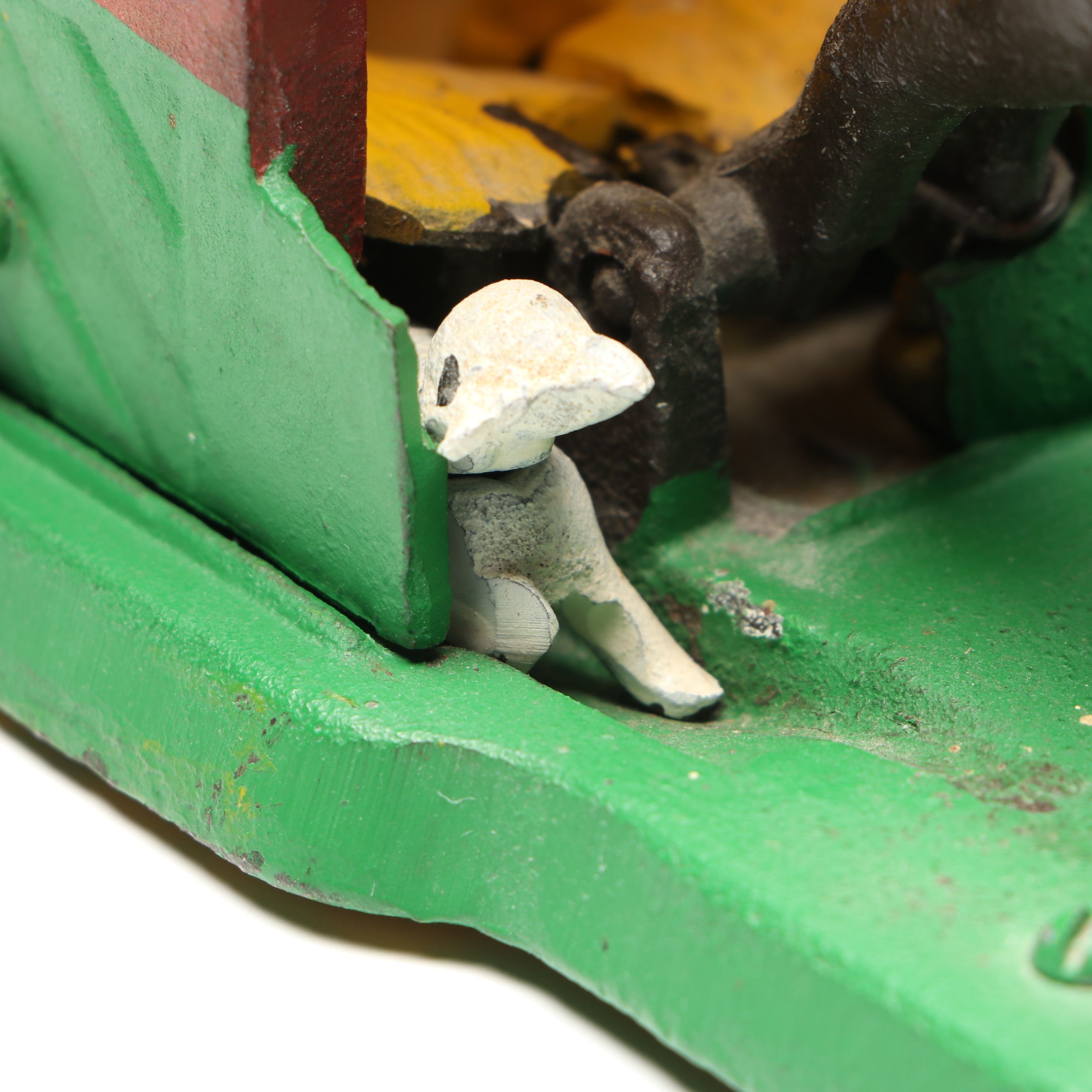 Kicking Mule Cast Iron Coin Bank