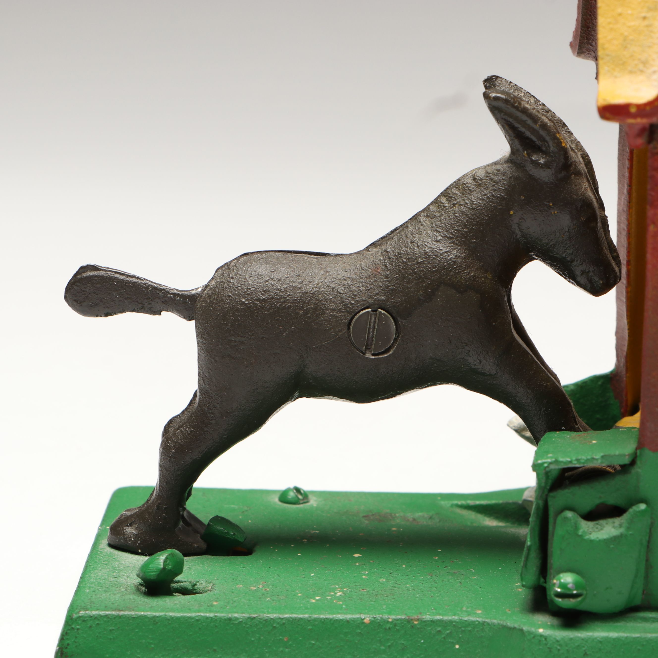 Kicking Mule Cast Iron Coin Bank