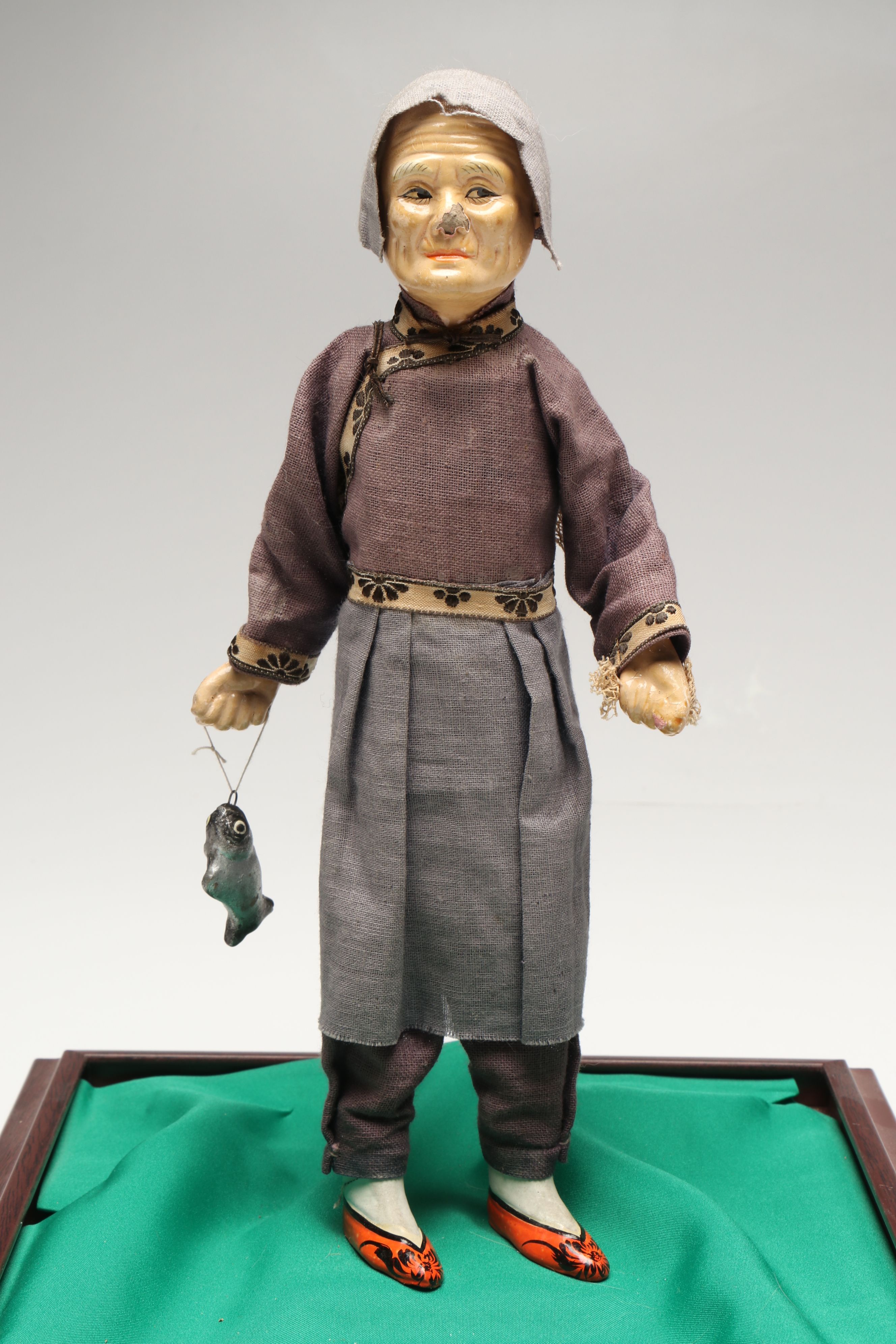 Chinese Vintage Fabric and Composition Dolls