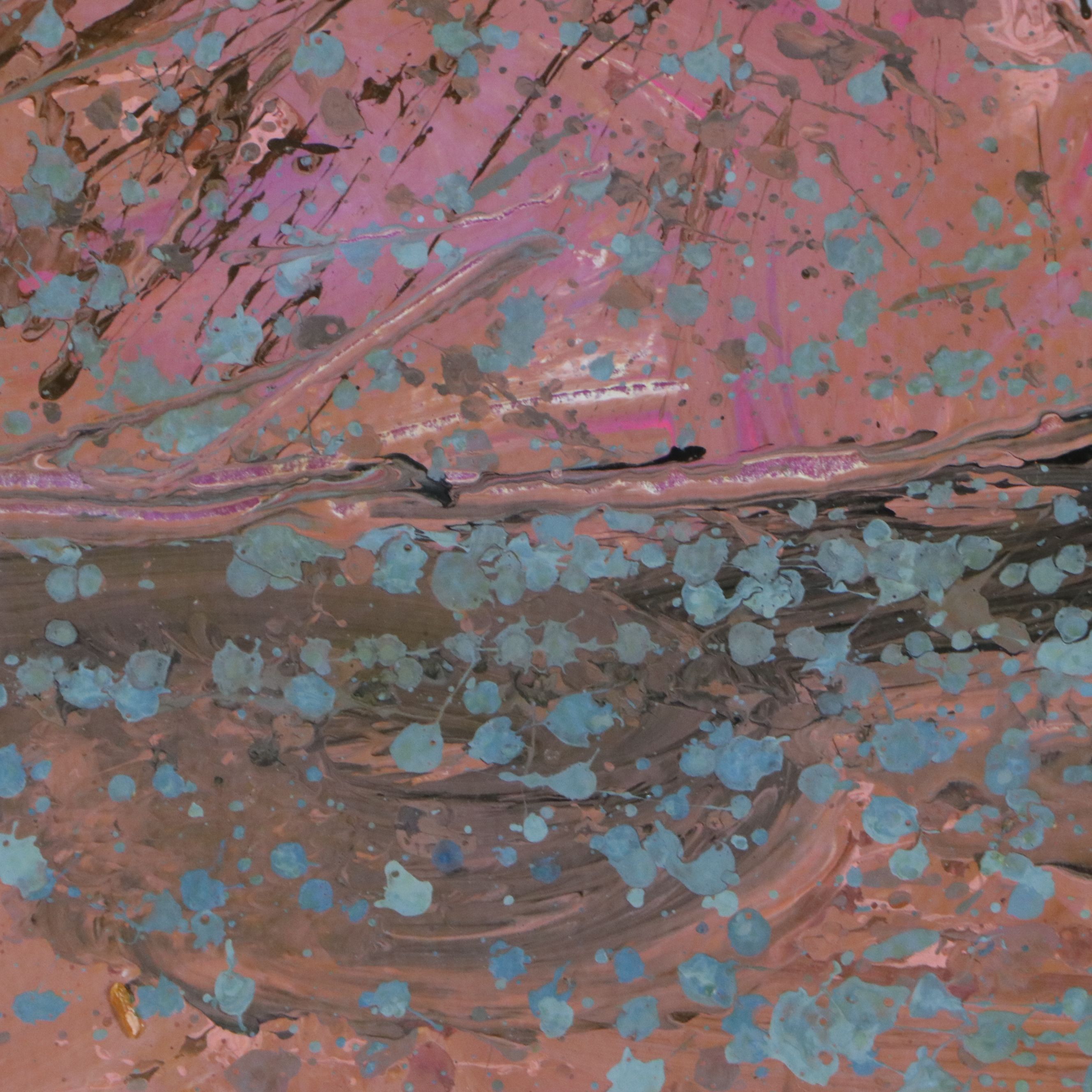 Harry Hilson Acrylic Painting "Rose Hill 3," Mid-Late 20th Century