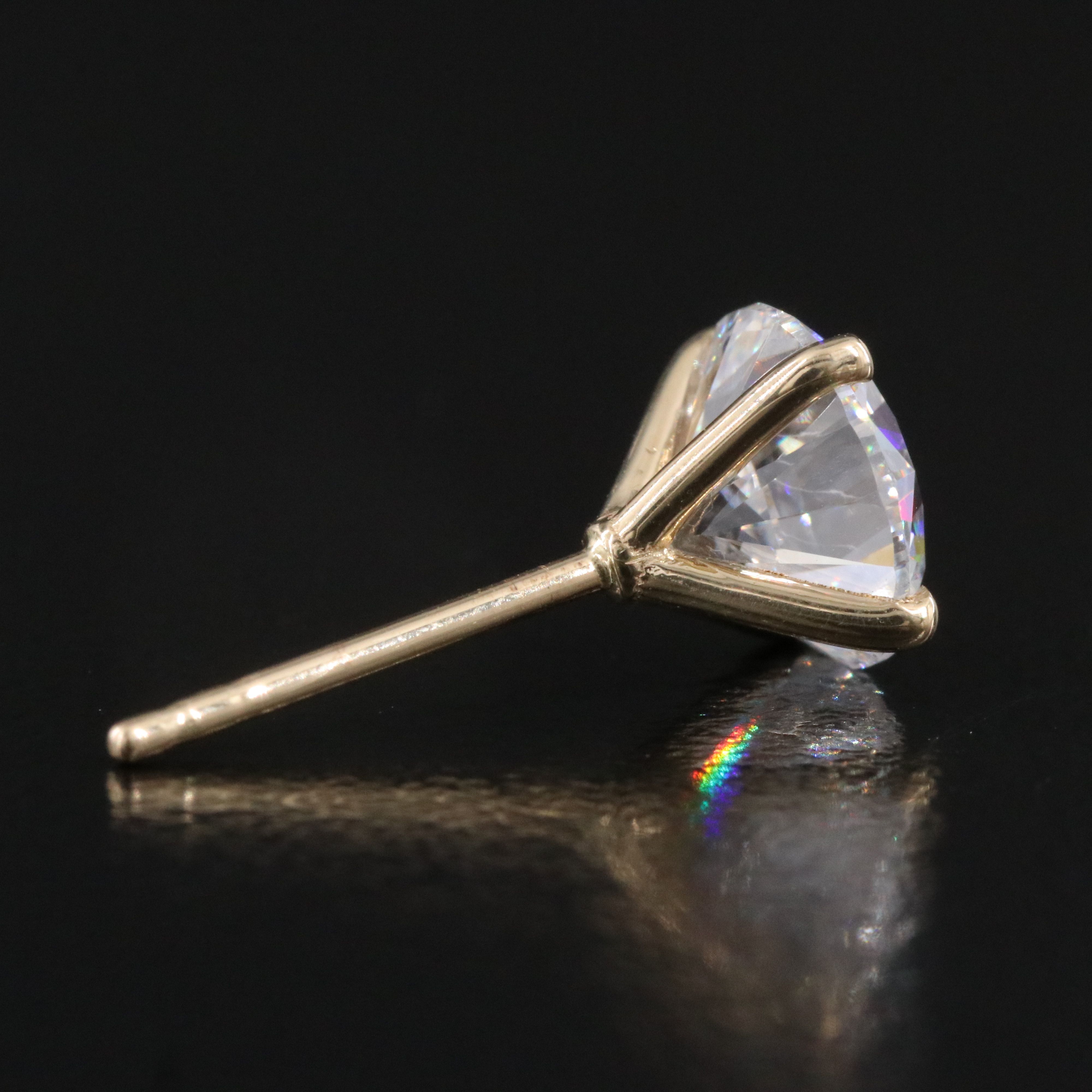 14K 3.06 CTW Lab Grown Diamond Stud Earrings with IGI Jewelry Report