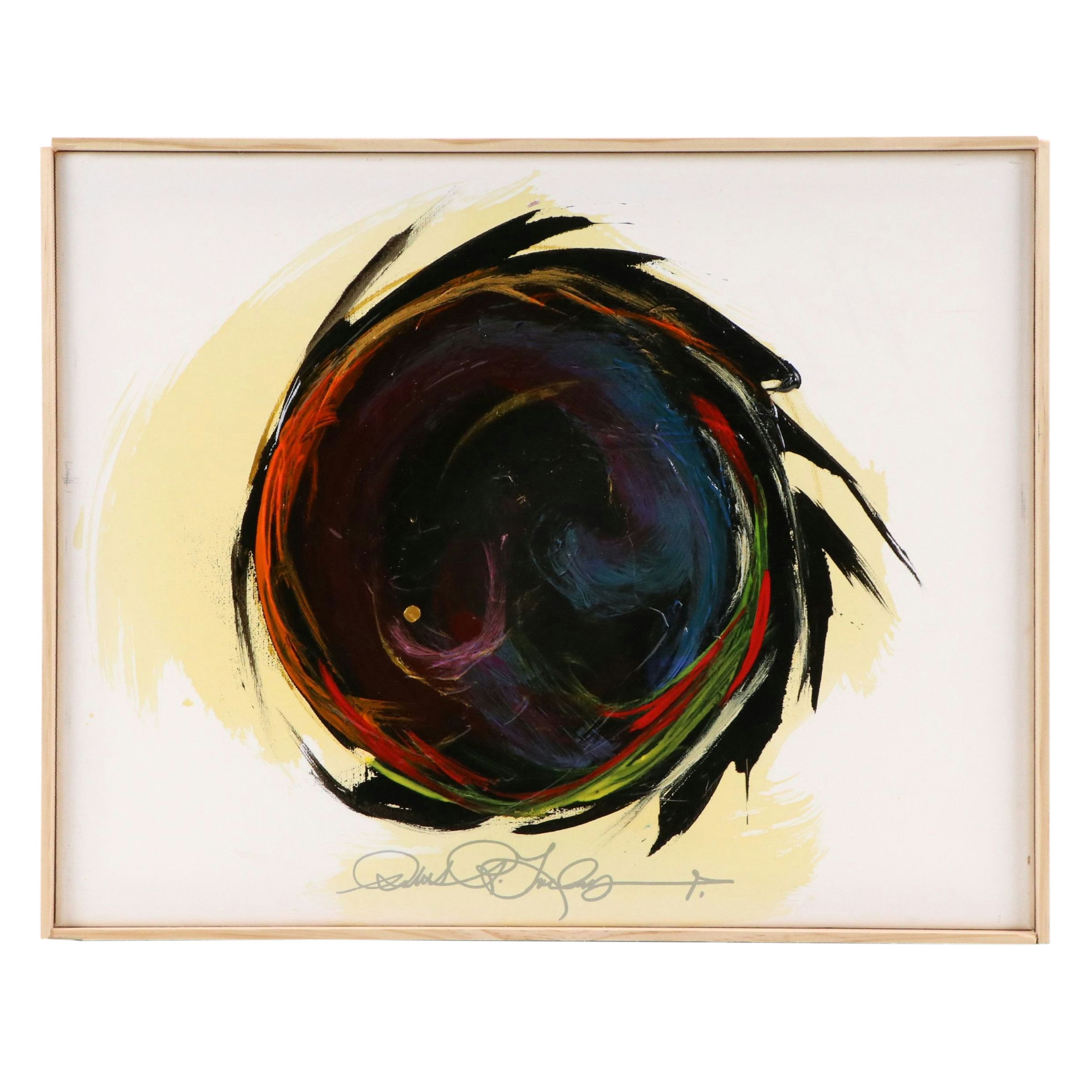 Robert Lackney Acrylic Painting "Xeres"