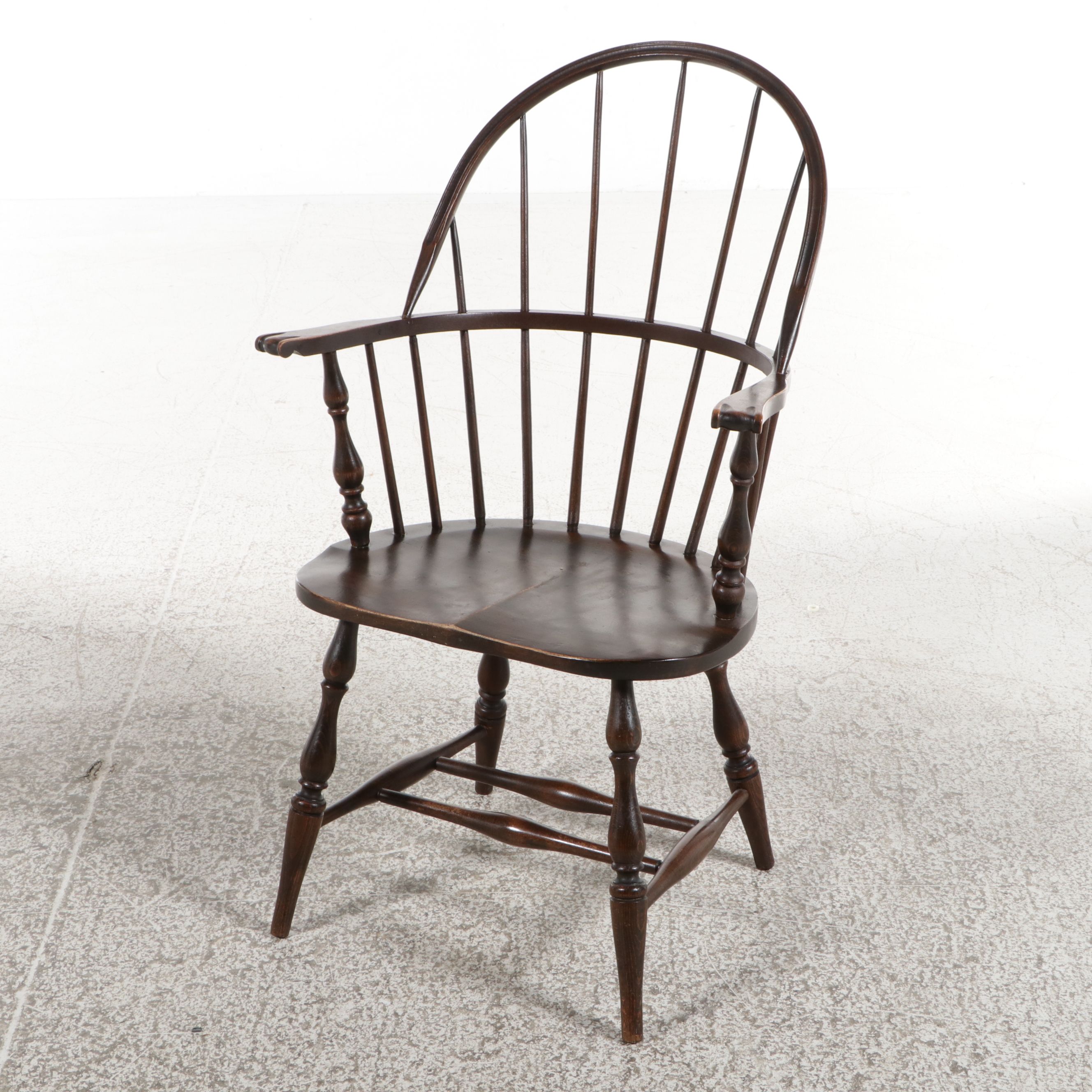 Heywood-Wakefield "American Walnut" Windsor Hoop-Back Armchair