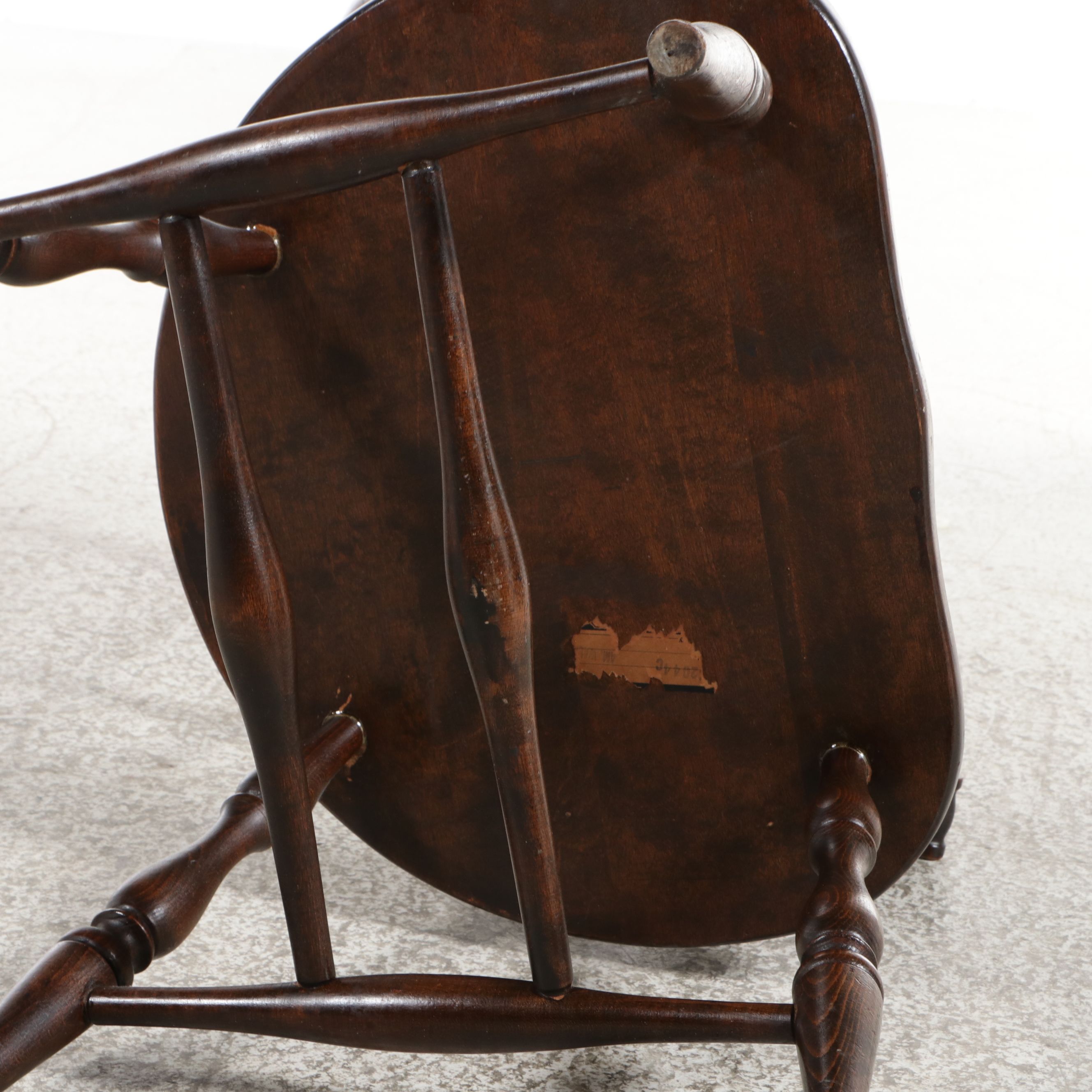 Heywood-Wakefield "American Walnut" Windsor Hoop-Back Armchair