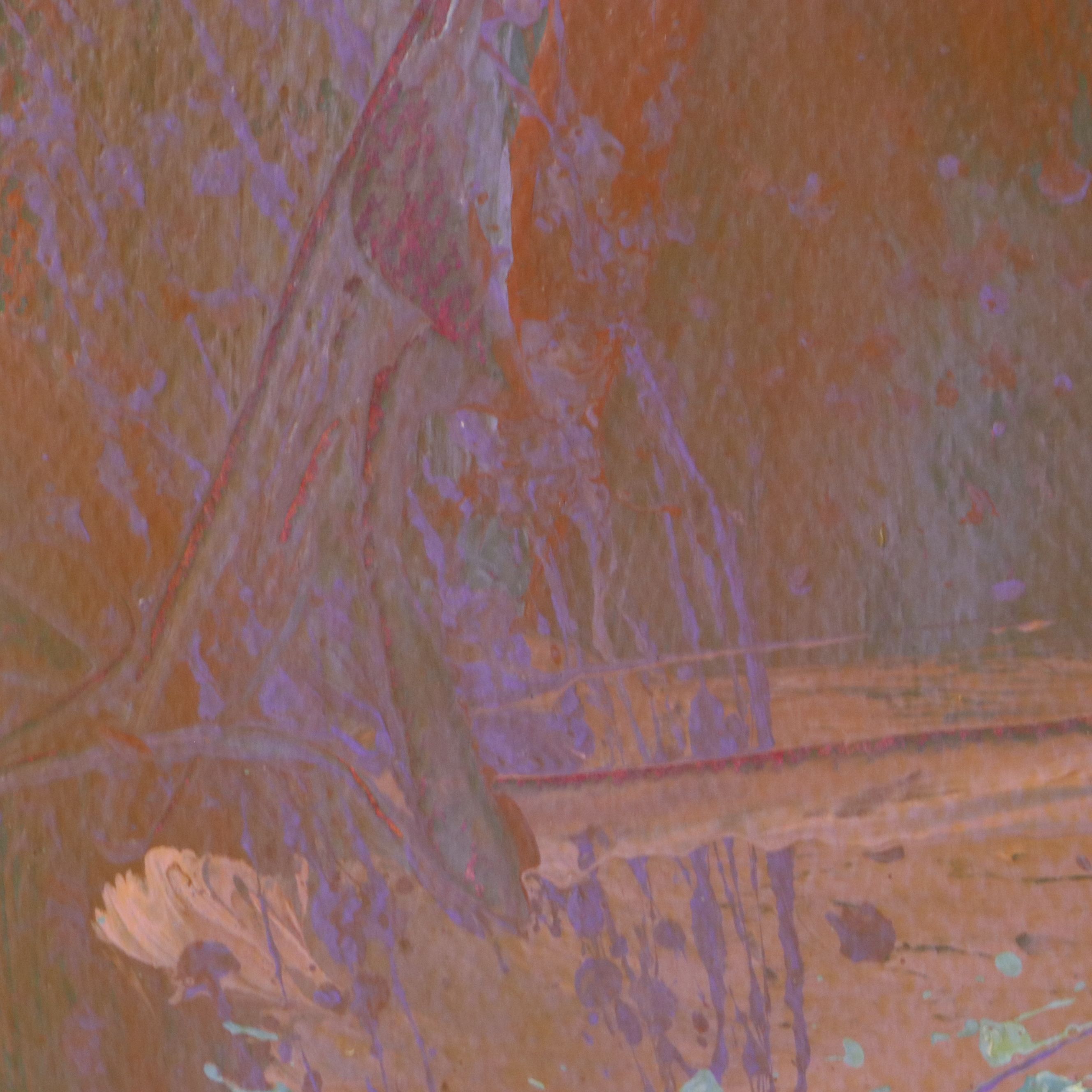 Harry Hilson Expressionist Landscape Acrylic Paintings