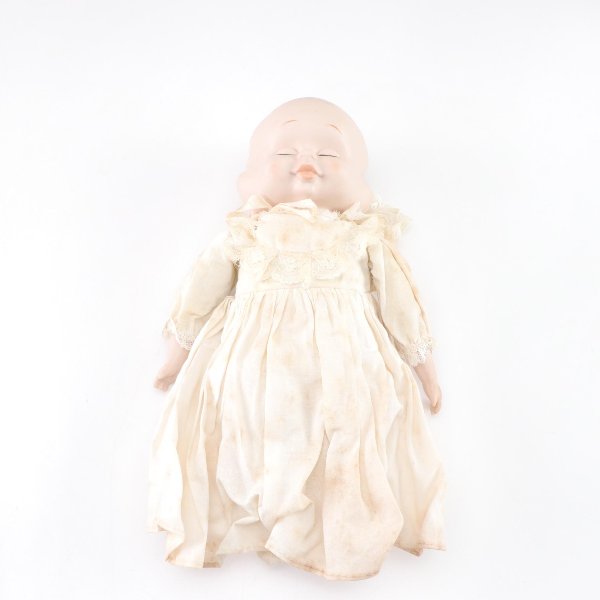 Shackman Three-Faced Porcelain Doll