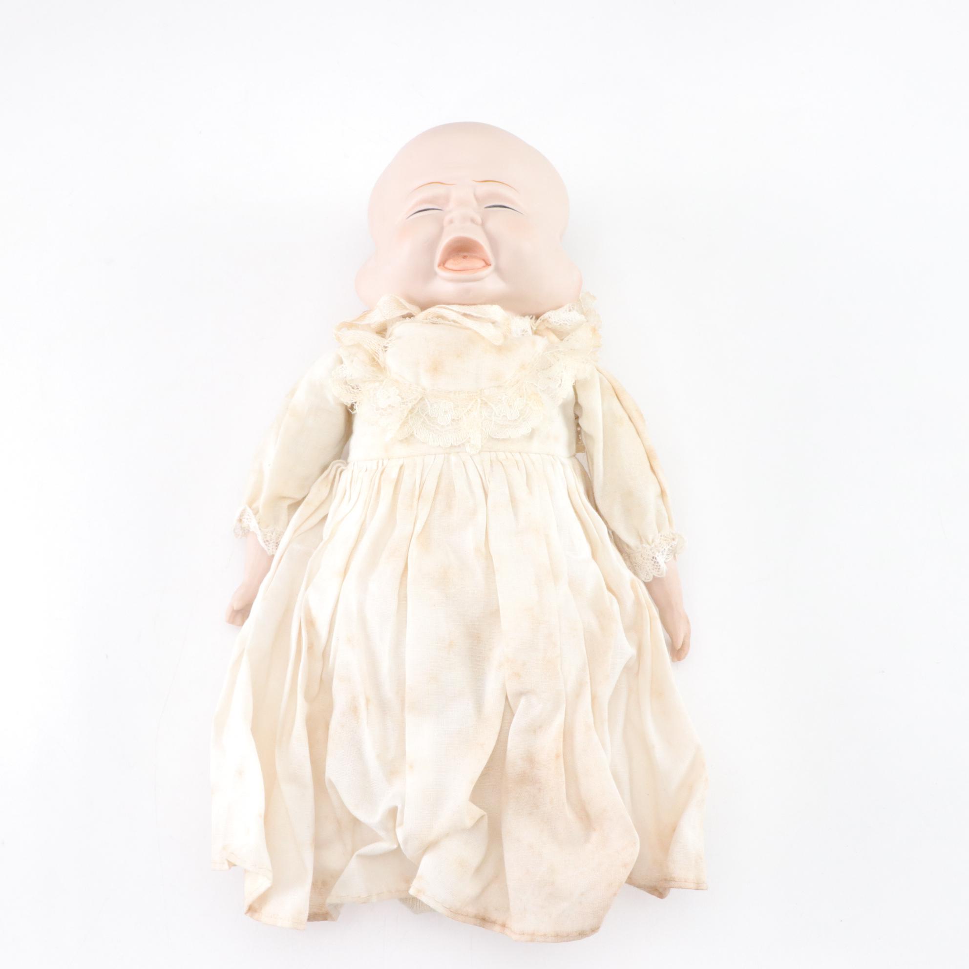 Shackman Three-Faced Porcelain Doll