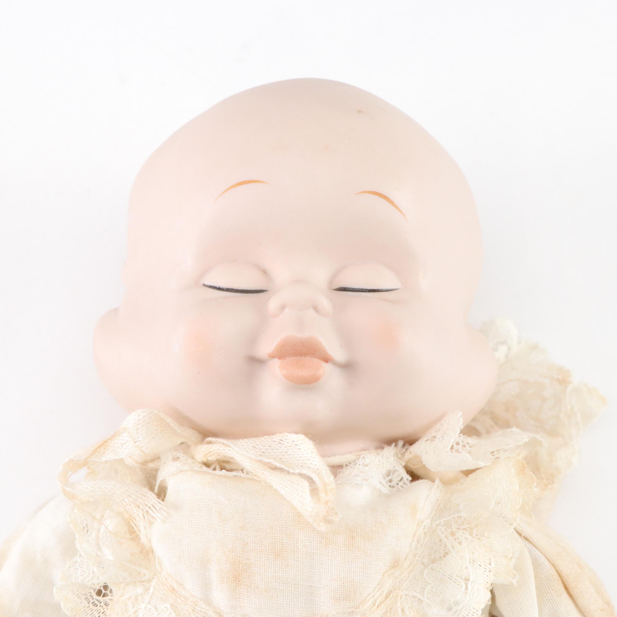 Shackman Three-Faced Porcelain Doll