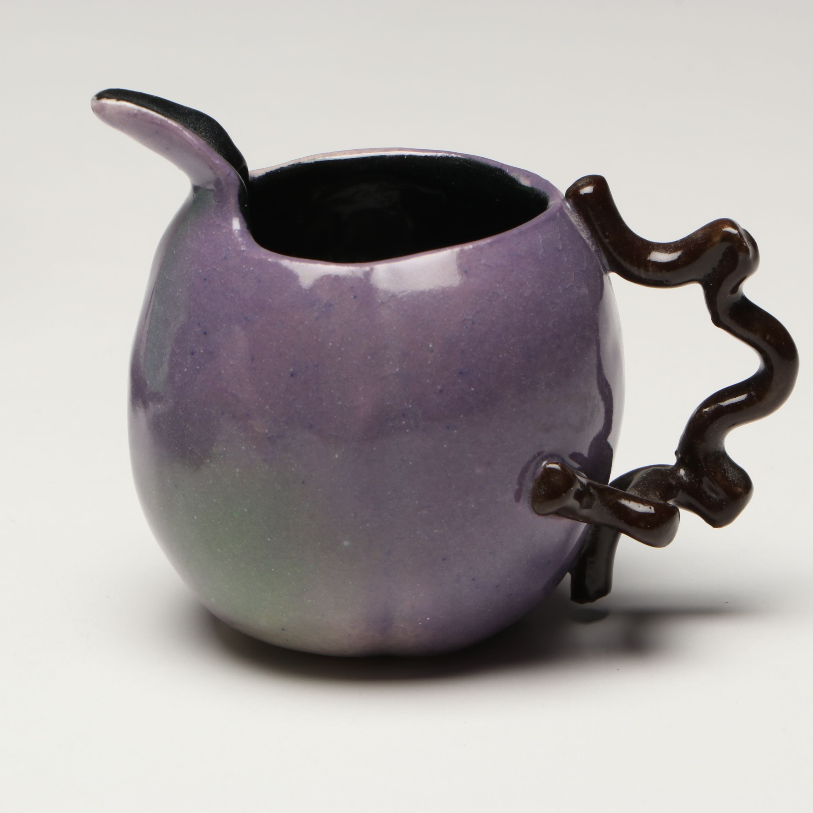 Cincinnati Studio Potter Susan G. Healy Leaf and Fruit Form Ceramic Serveware