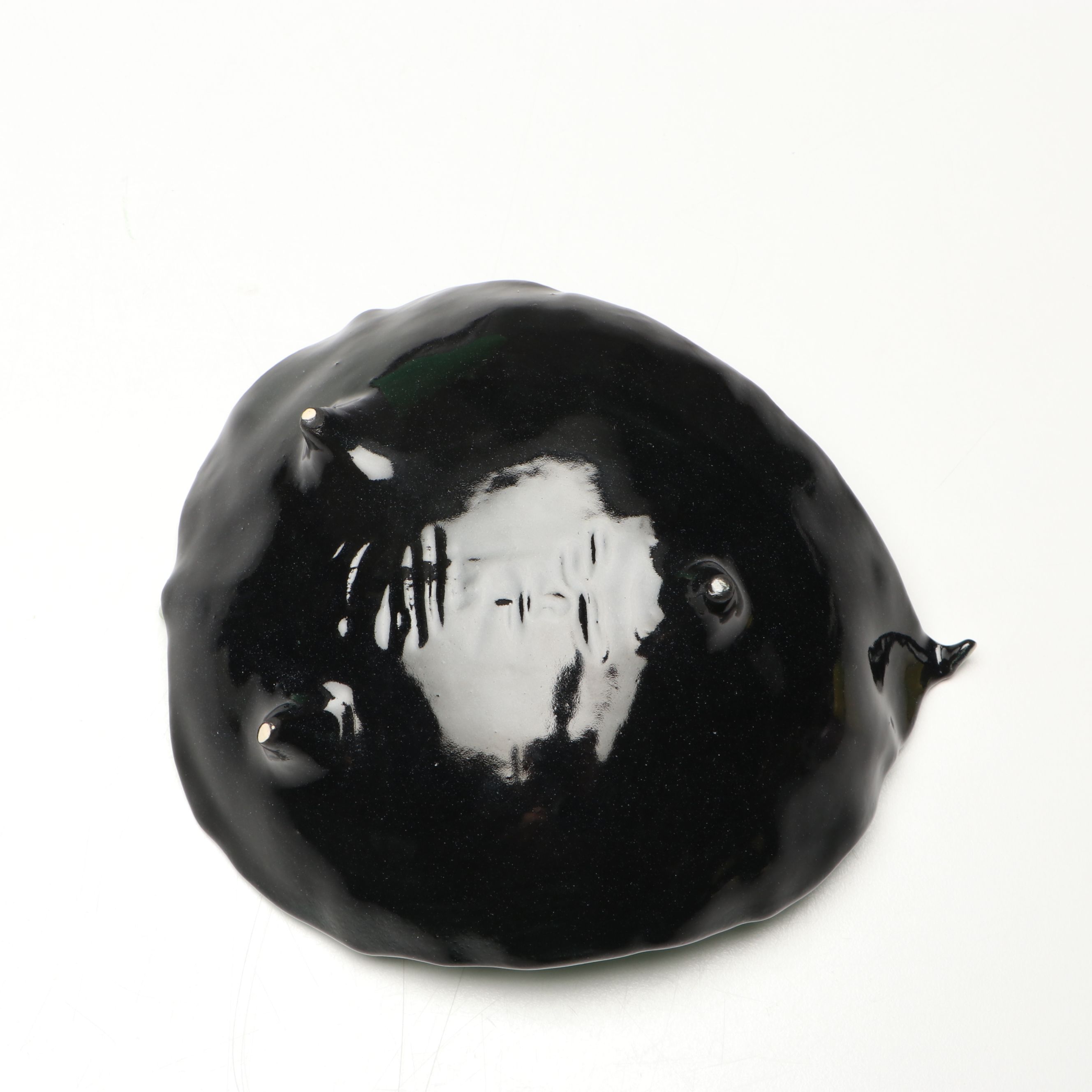 Cincinnati Studio Potter Susan G. Healy Leaf and Fruit Form Ceramic Serveware