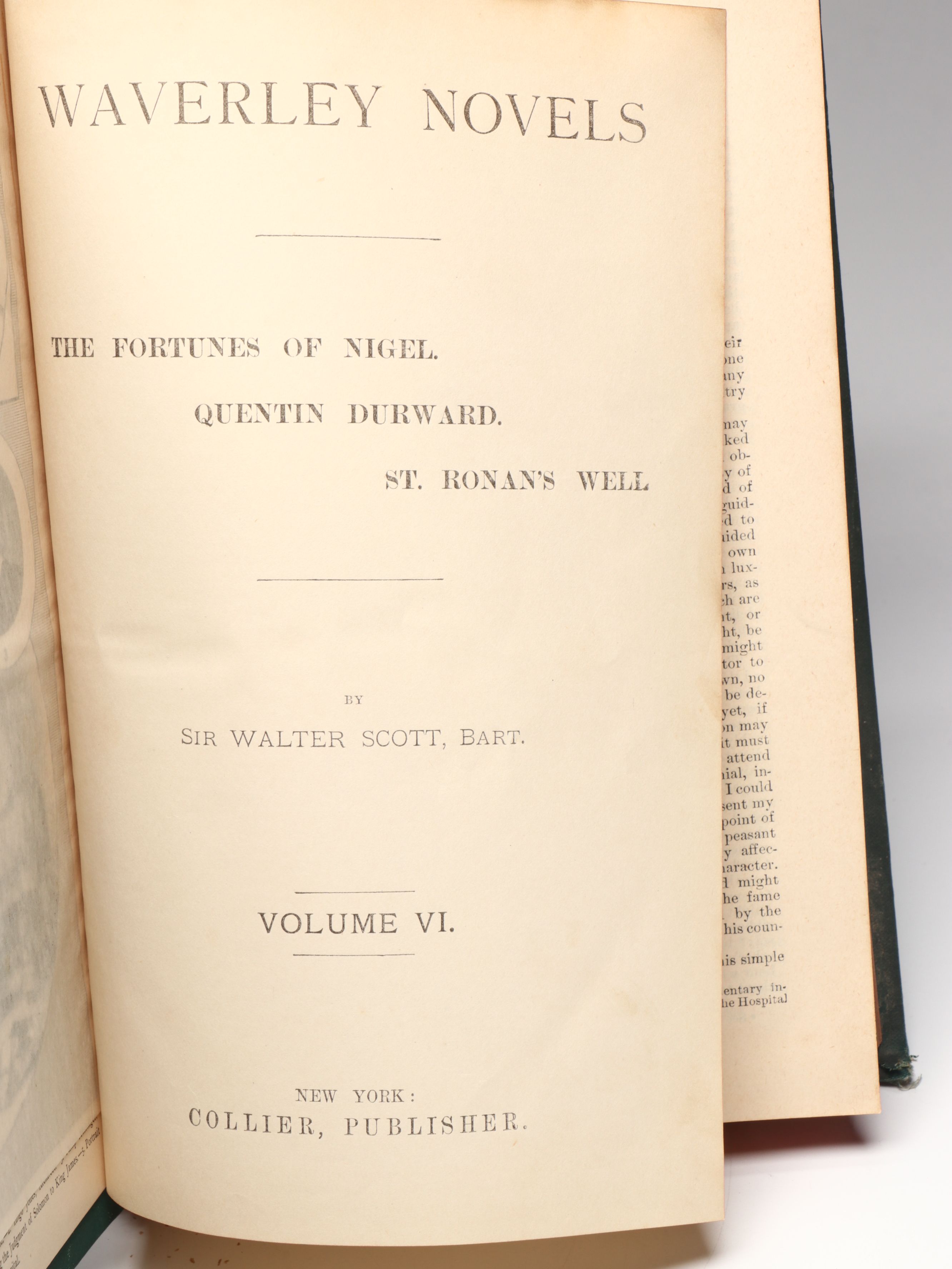 "Waverly Novels" Volumes 2, 6-7 by Sir Walter Scott