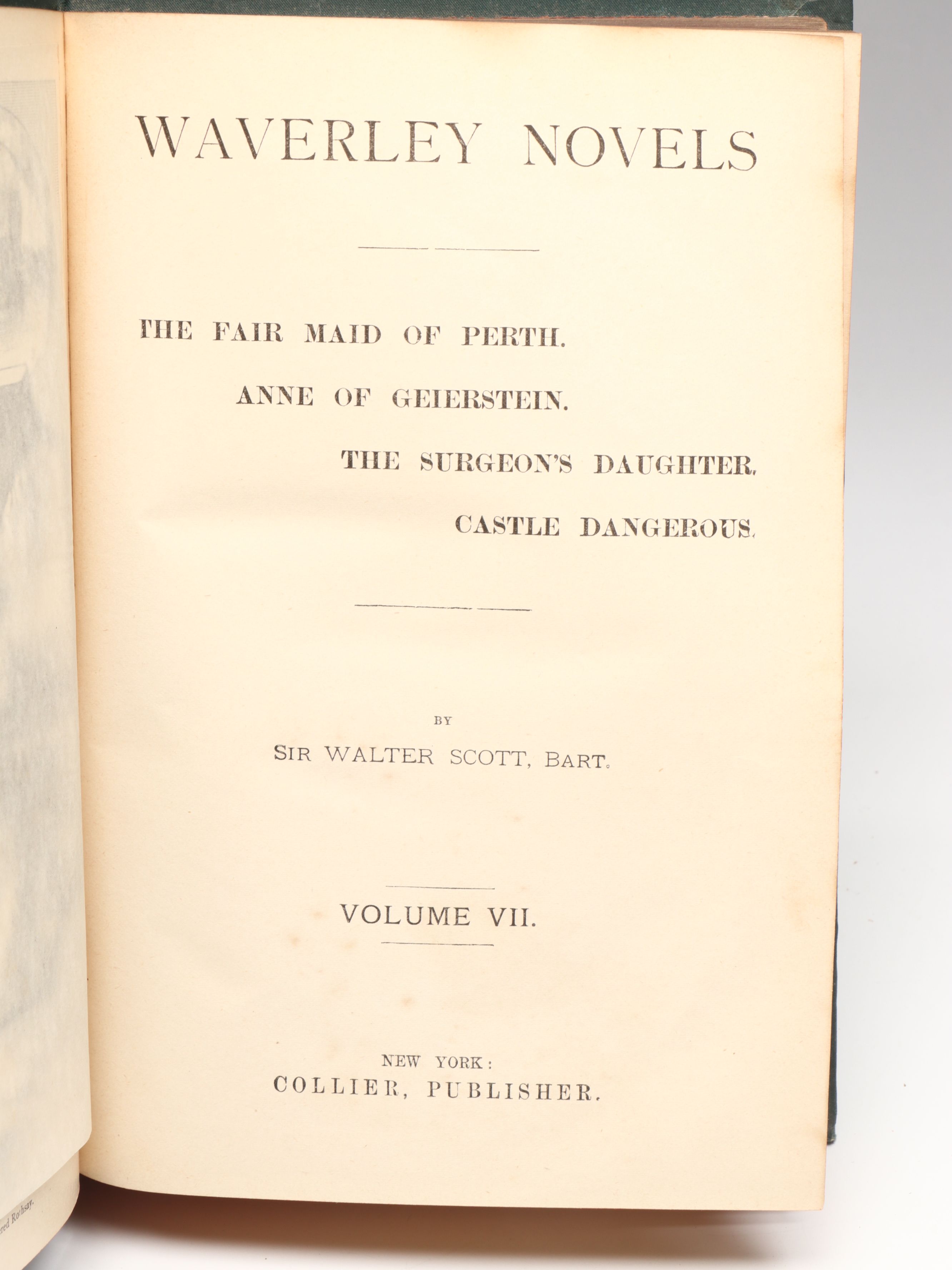 "Waverly Novels" Volumes 2, 6-7 by Sir Walter Scott