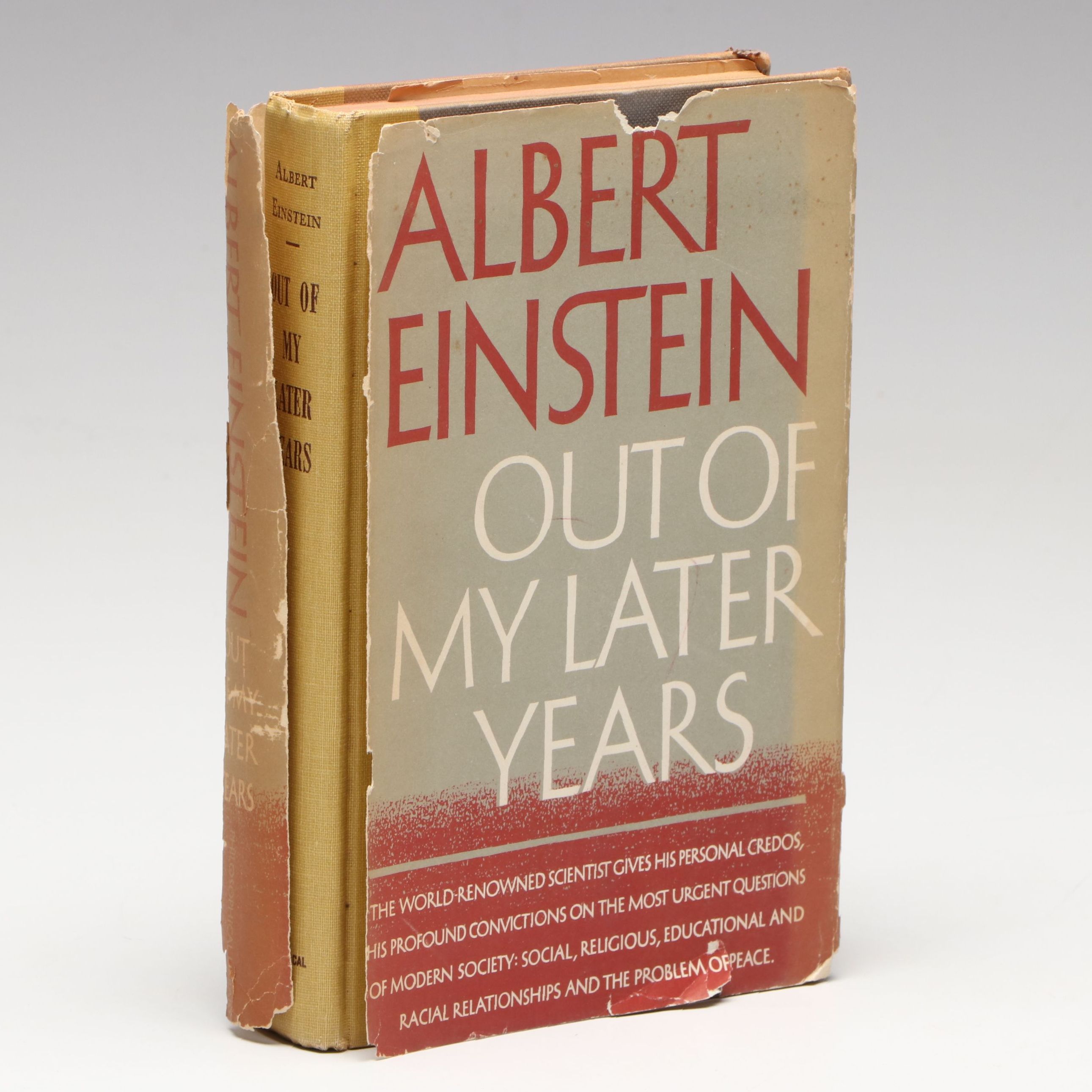 "Out of My Later Years" by Albert Einstein, circa 1950