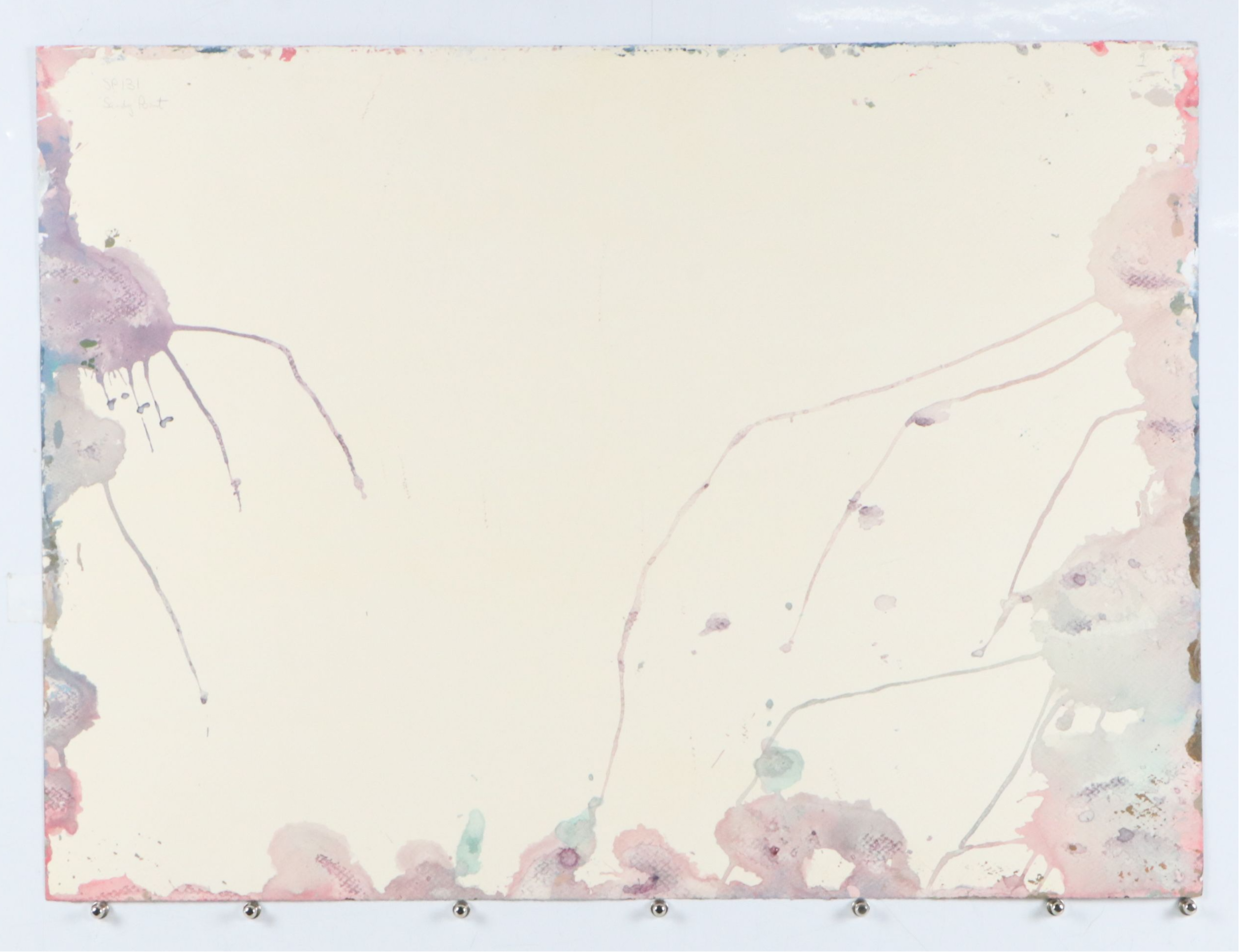 Harry Hilson Acrylic Painting "Sandy Point," Mid to Late 20th Century