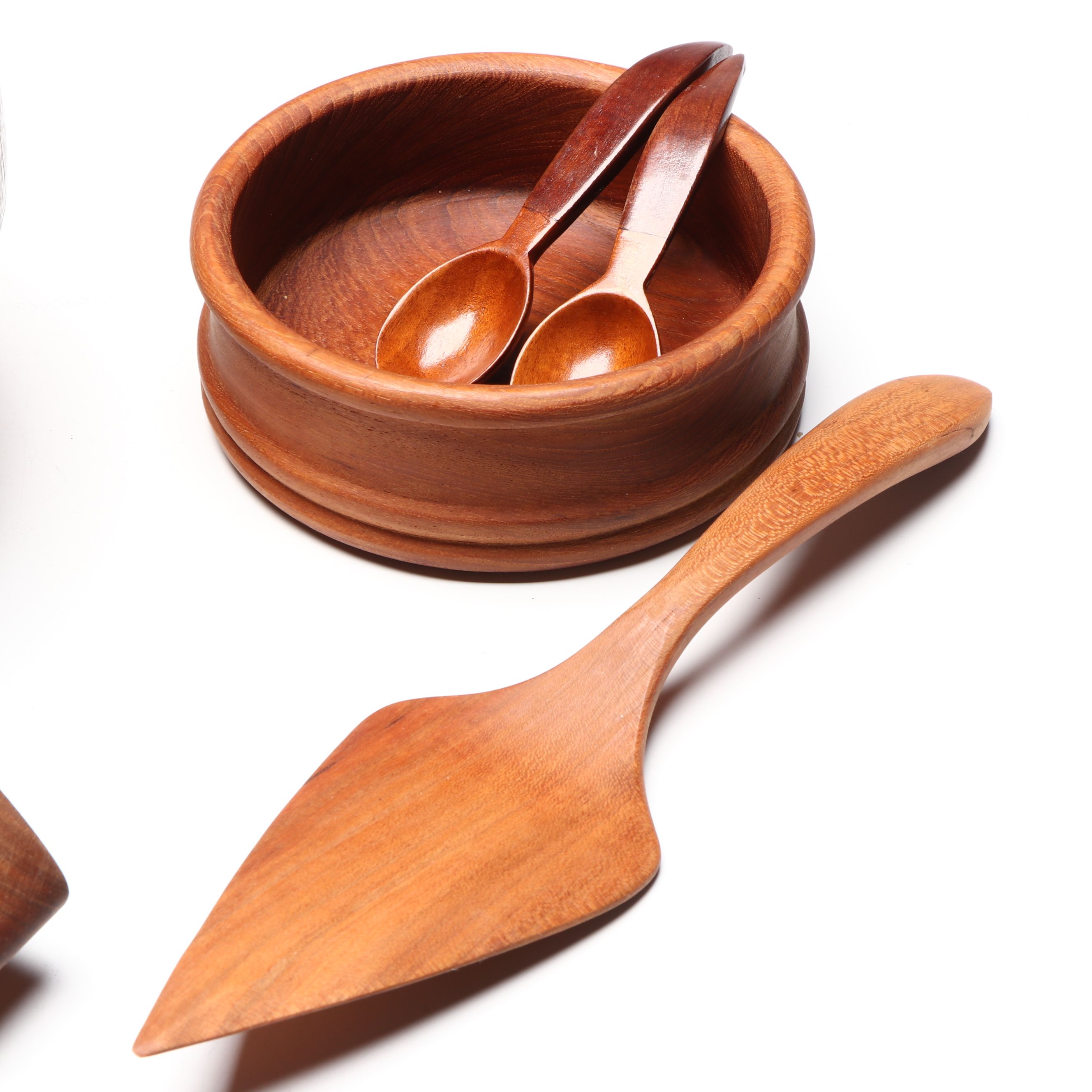 Georg Jensen "Alfredo" Pepper Grinder and Other Vintage Wood Kitchenware