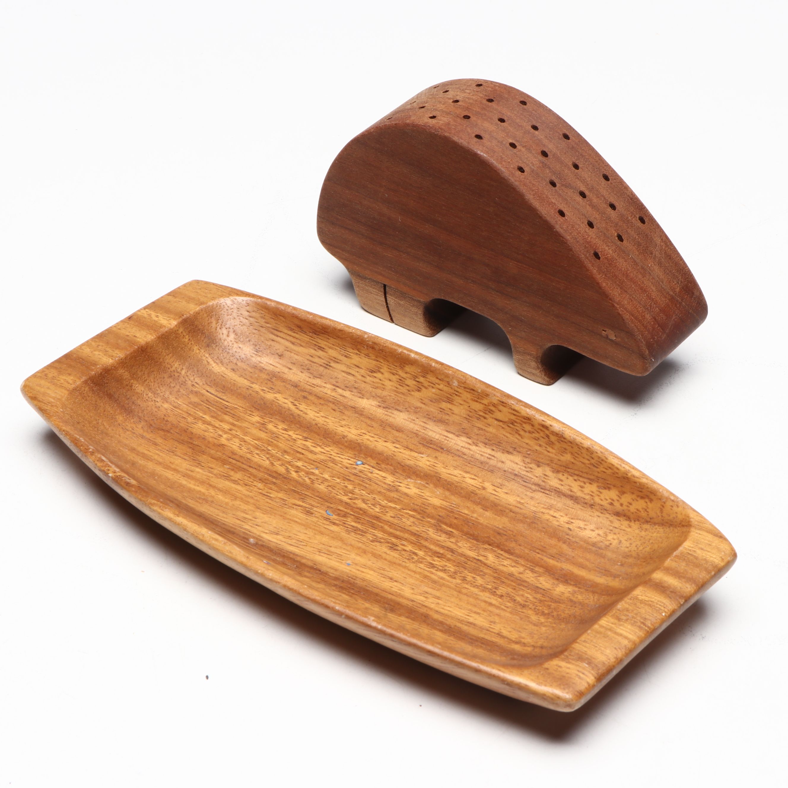 Georg Jensen "Alfredo" Pepper Grinder and Other Vintage Wood Kitchenware