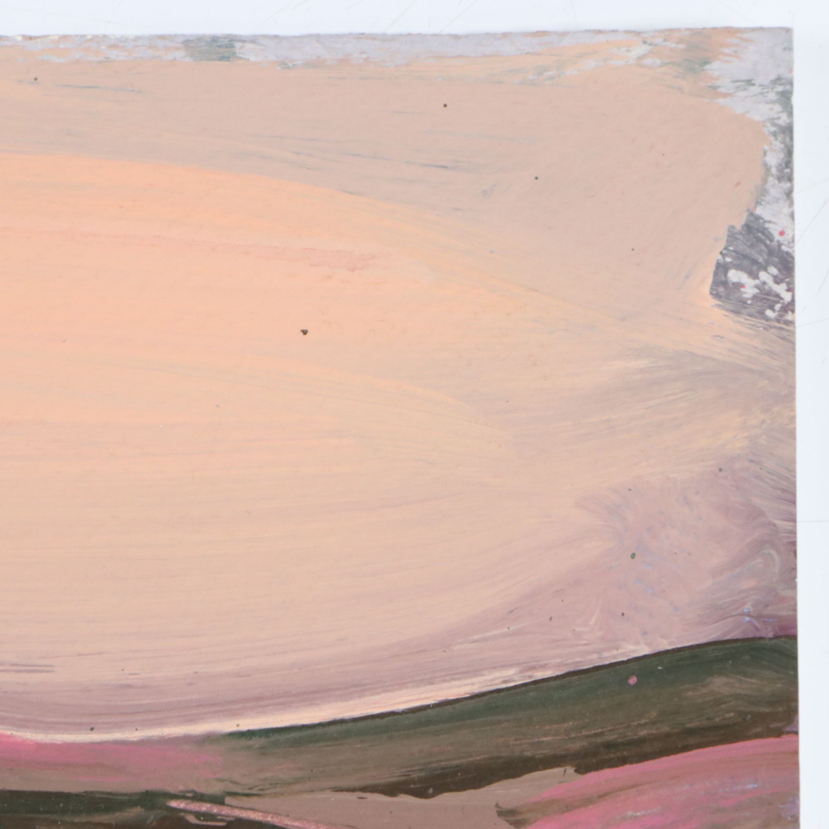 Harry Hilson Acrylic Painting "Fluid Earth," Mid to Late 20th Century