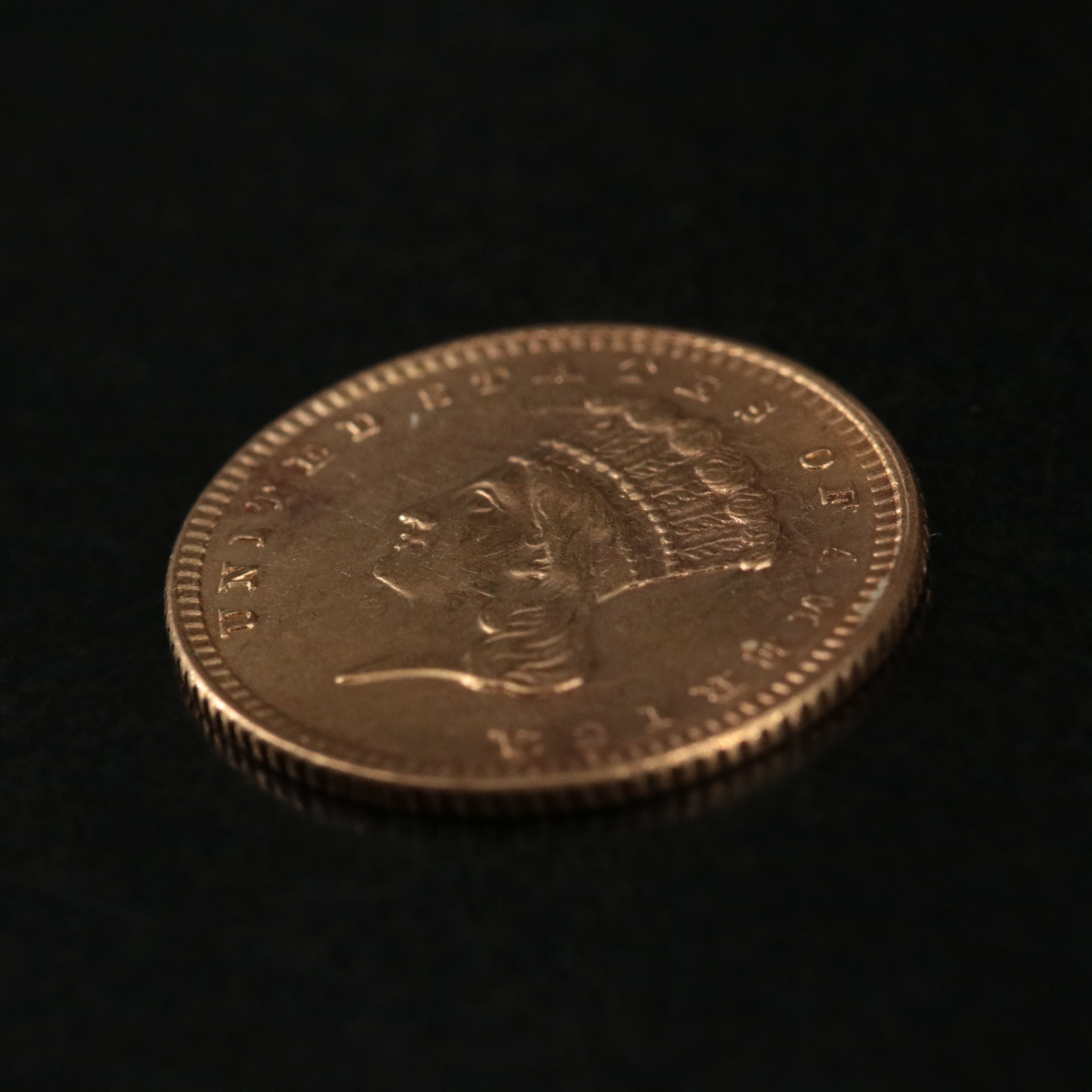 1861 Type 3, One Dollar Gold Coin