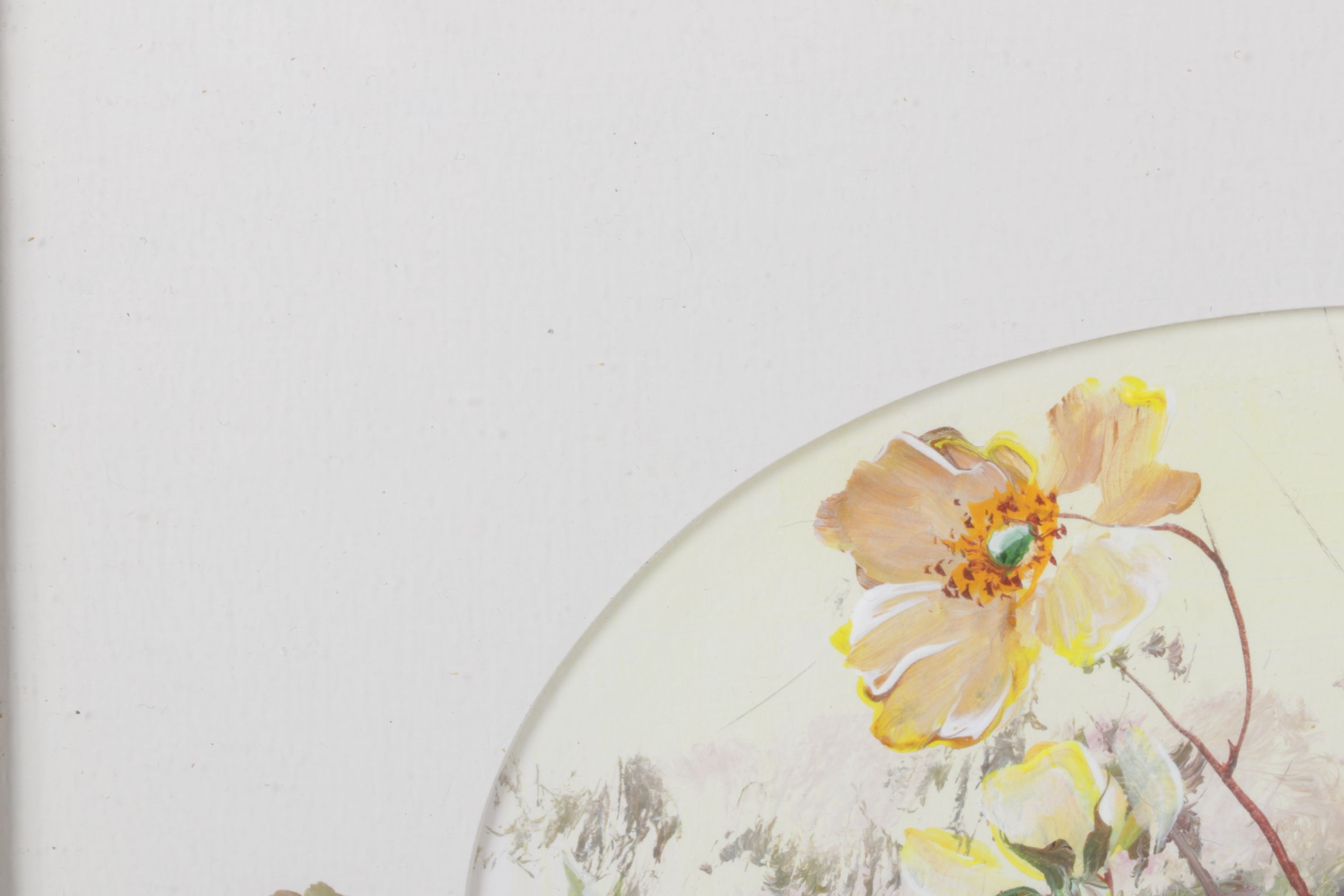 Ernestine Bucking Still Life Oil Painting of Wild Flower Bouquet in a Field