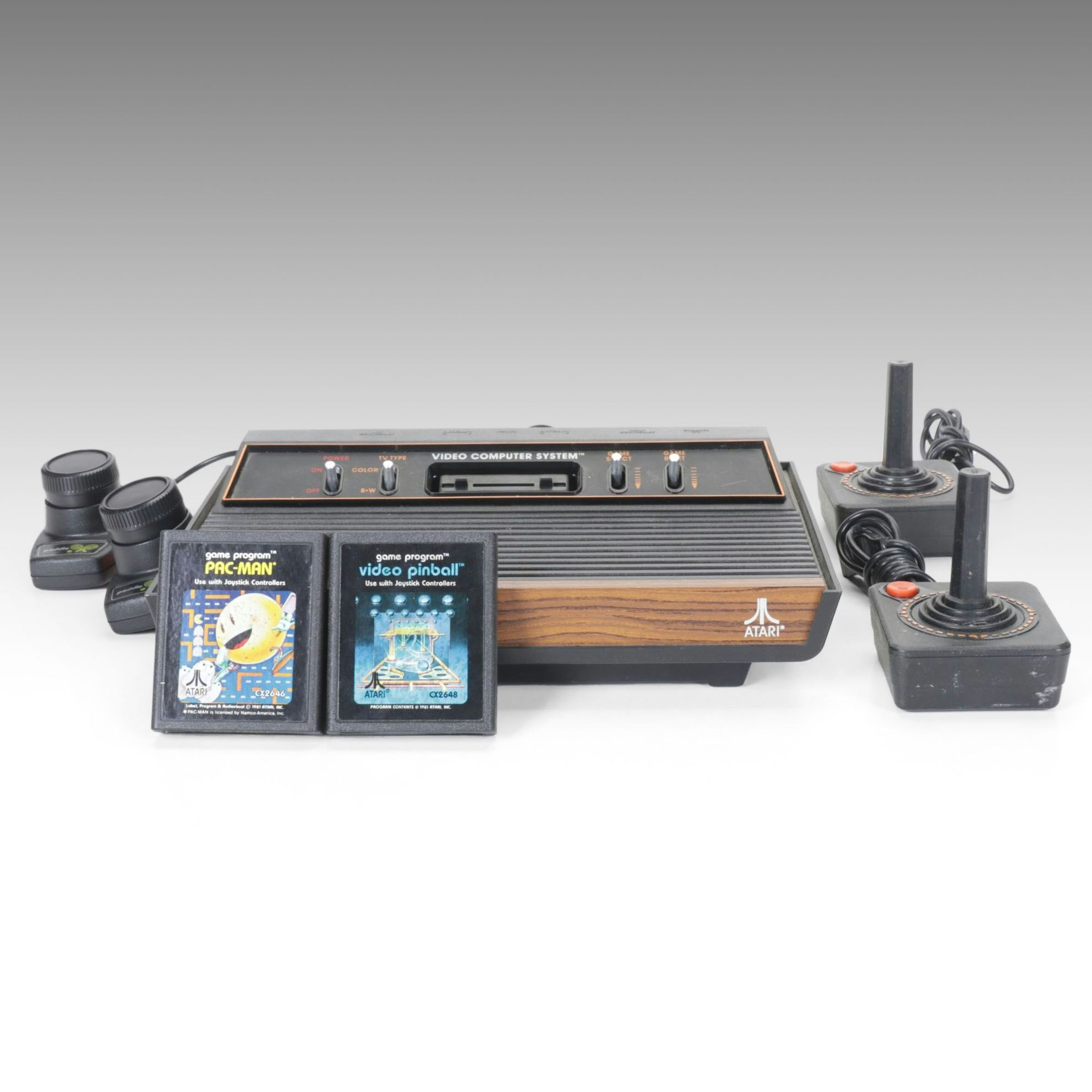 Atari 2600 Game Console with Pac-Man and More