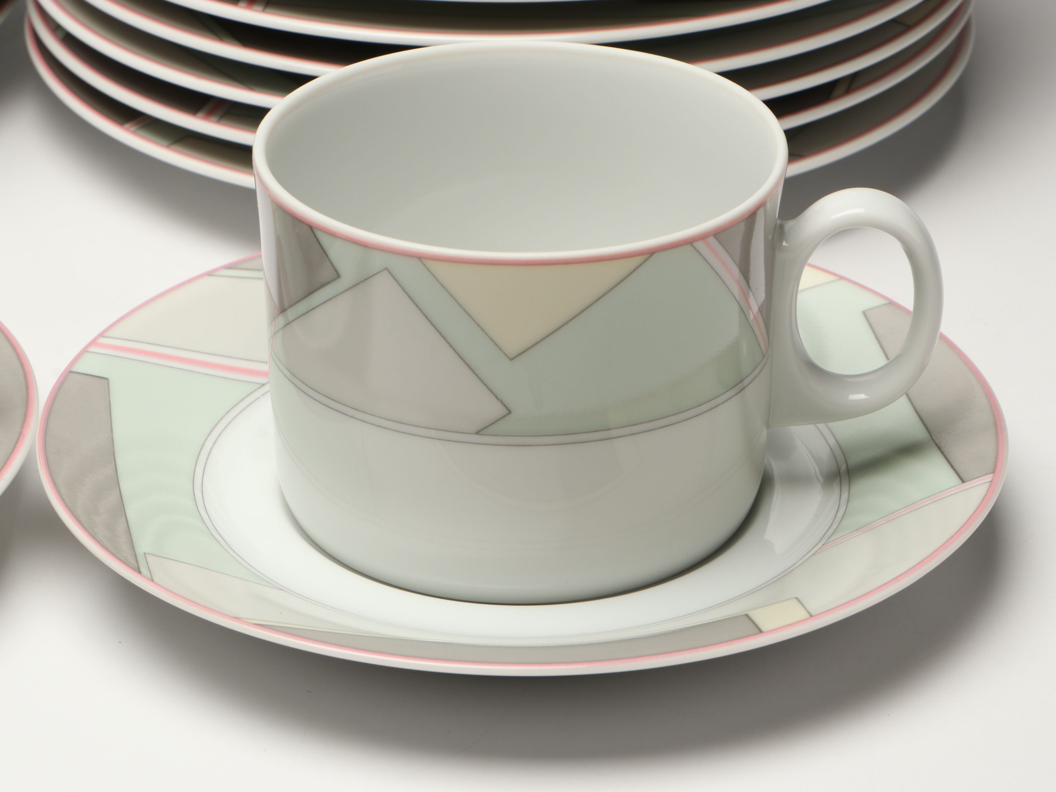 Mikasa "Patchwork" Porcelain Dinnerware, 1985-1986
