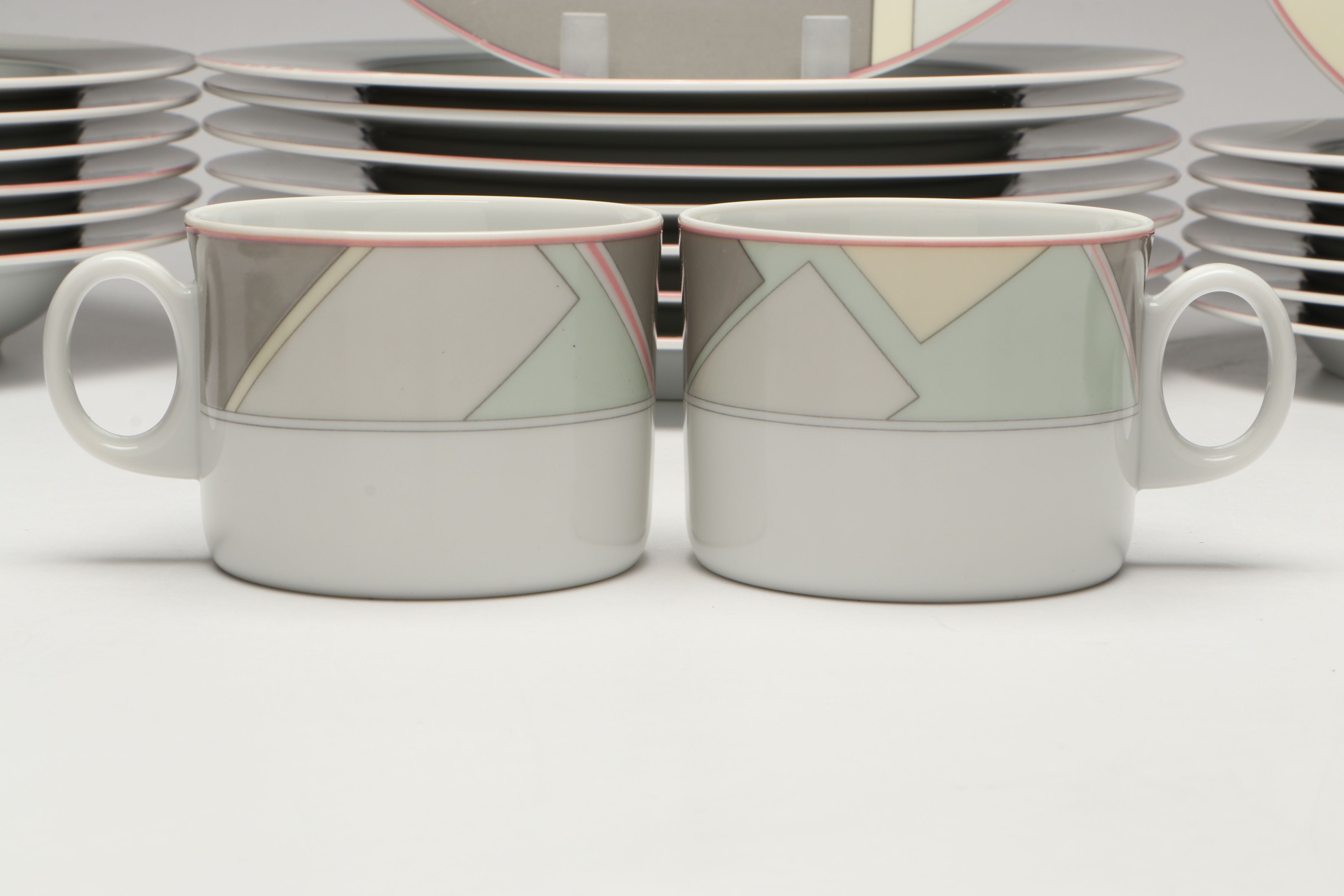 Mikasa "Patchwork" Porcelain Dinnerware, 1985-1986