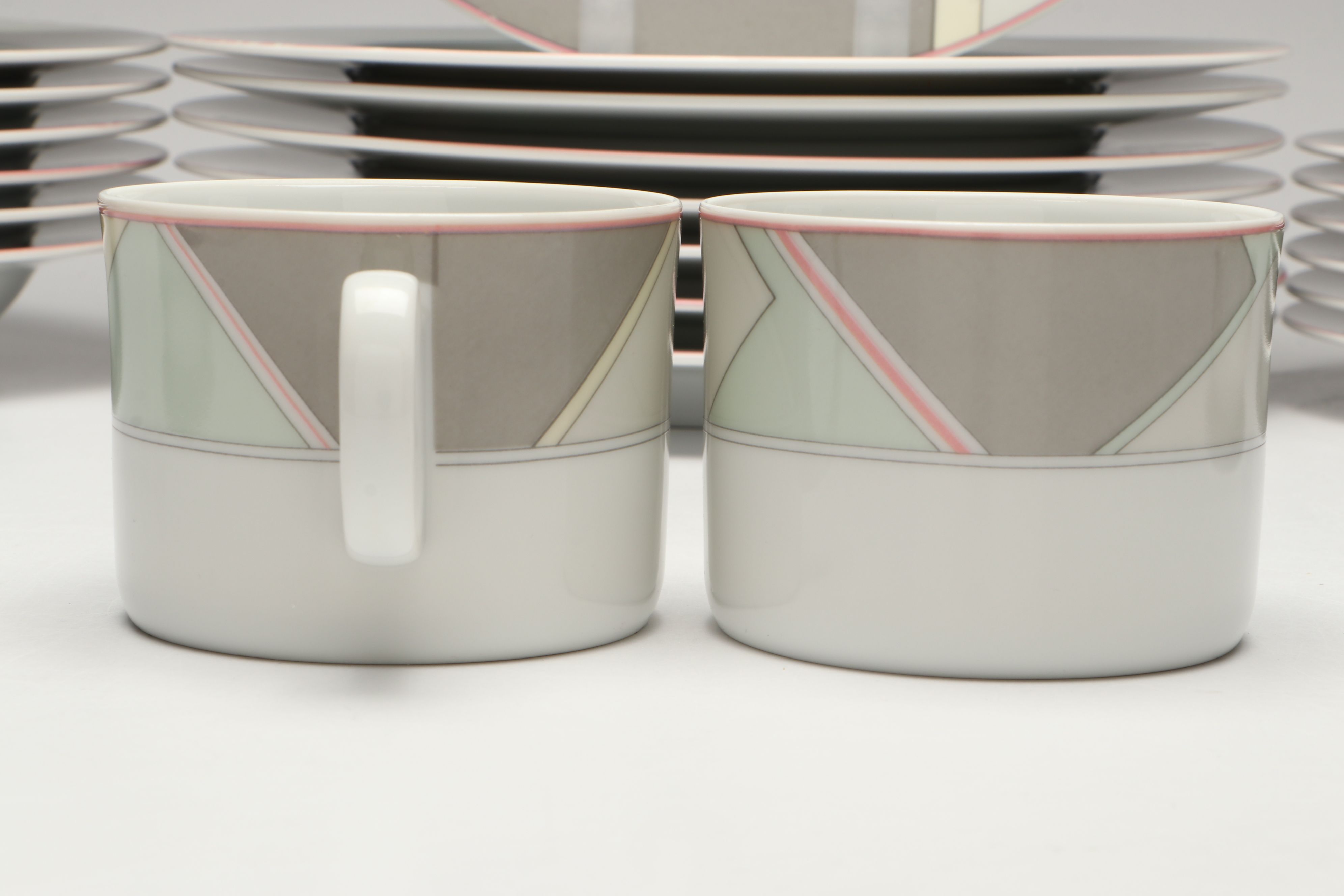 Mikasa "Patchwork" Porcelain Dinnerware, 1985-1986