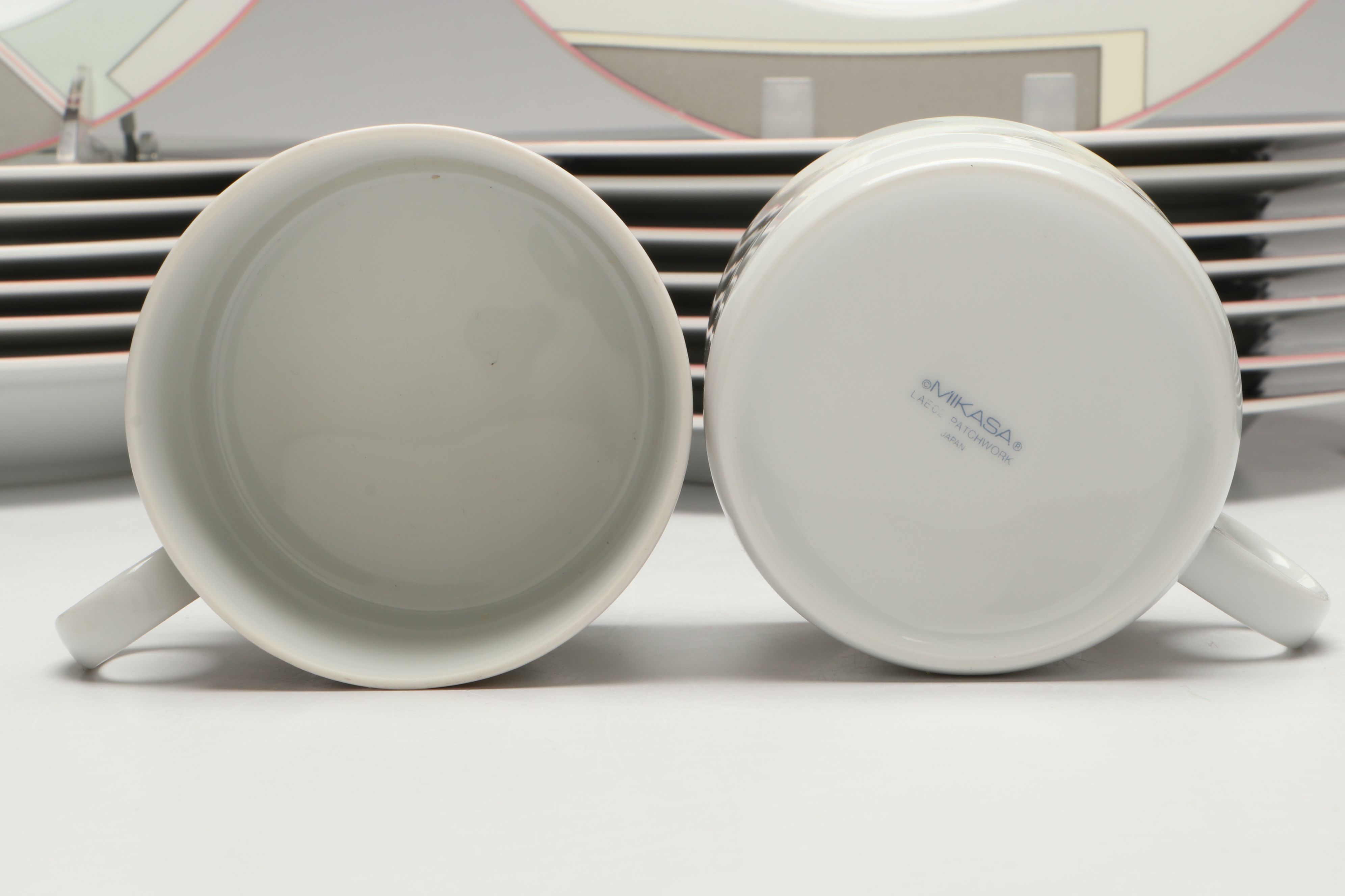Mikasa "Patchwork" Porcelain Dinnerware, 1985-1986