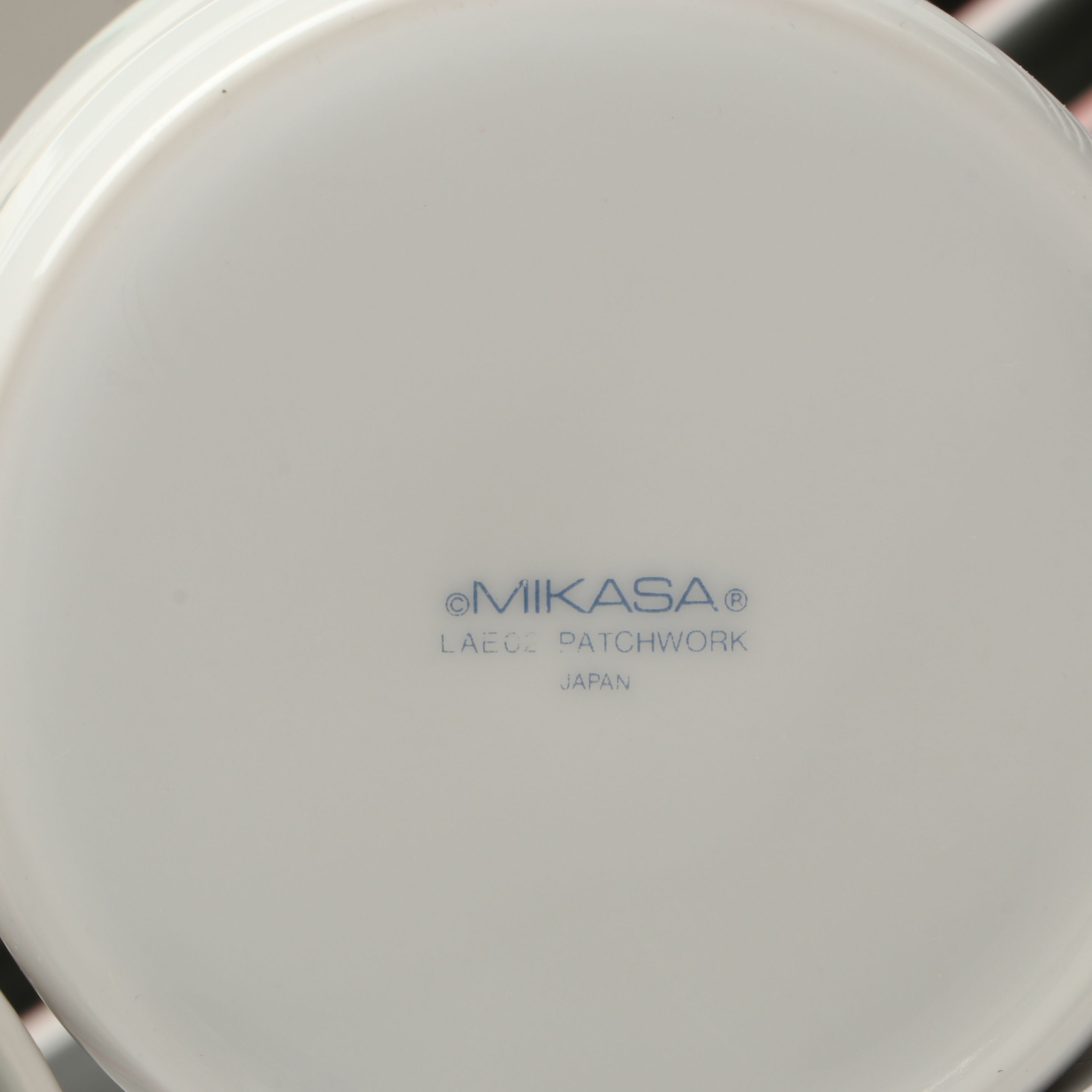 Mikasa "Patchwork" Porcelain Dinnerware, 1985-1986