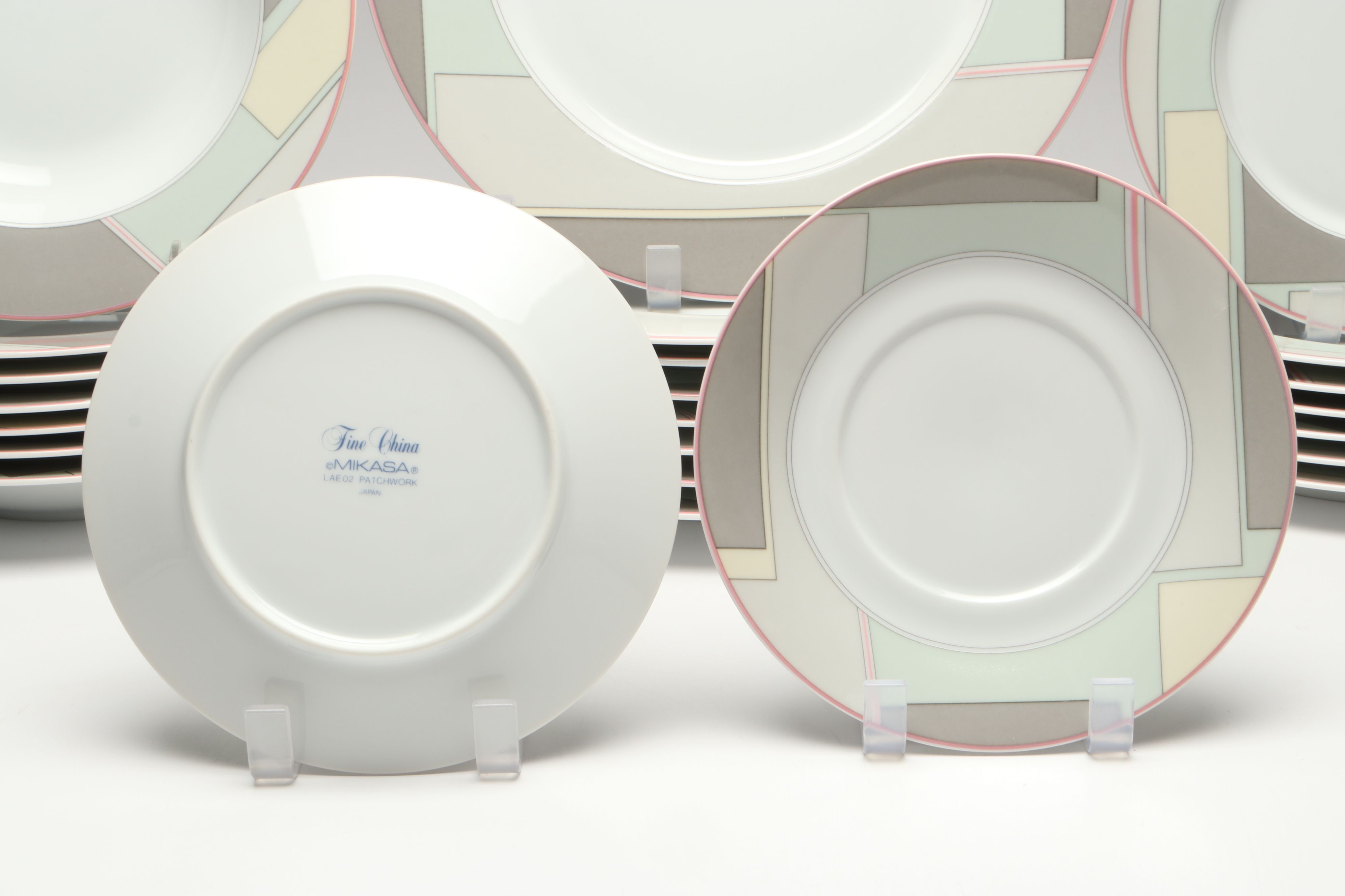 Mikasa "Patchwork" Porcelain Dinnerware, 1985-1986