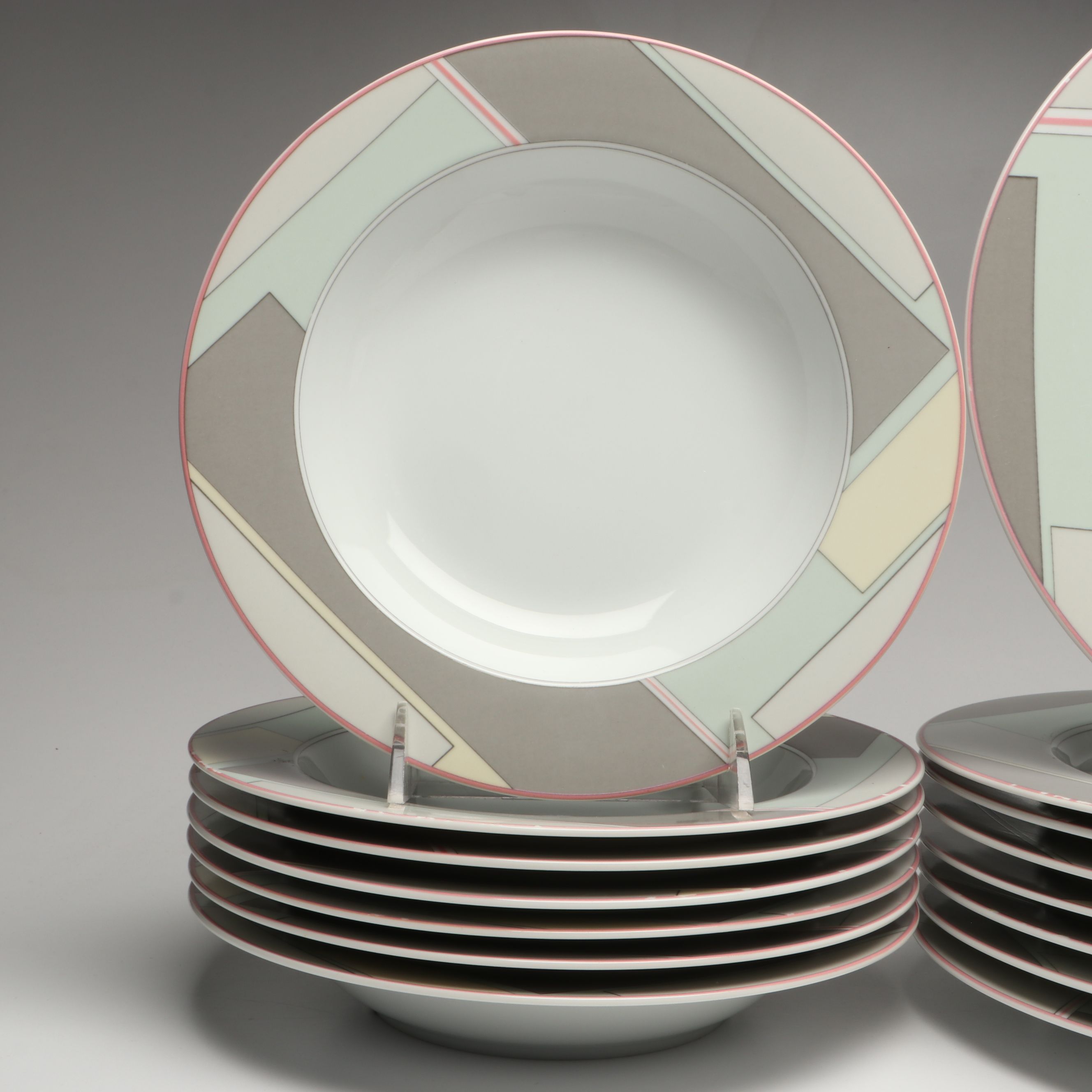 Mikasa "Patchwork" Porcelain Dinnerware, 1985-1986