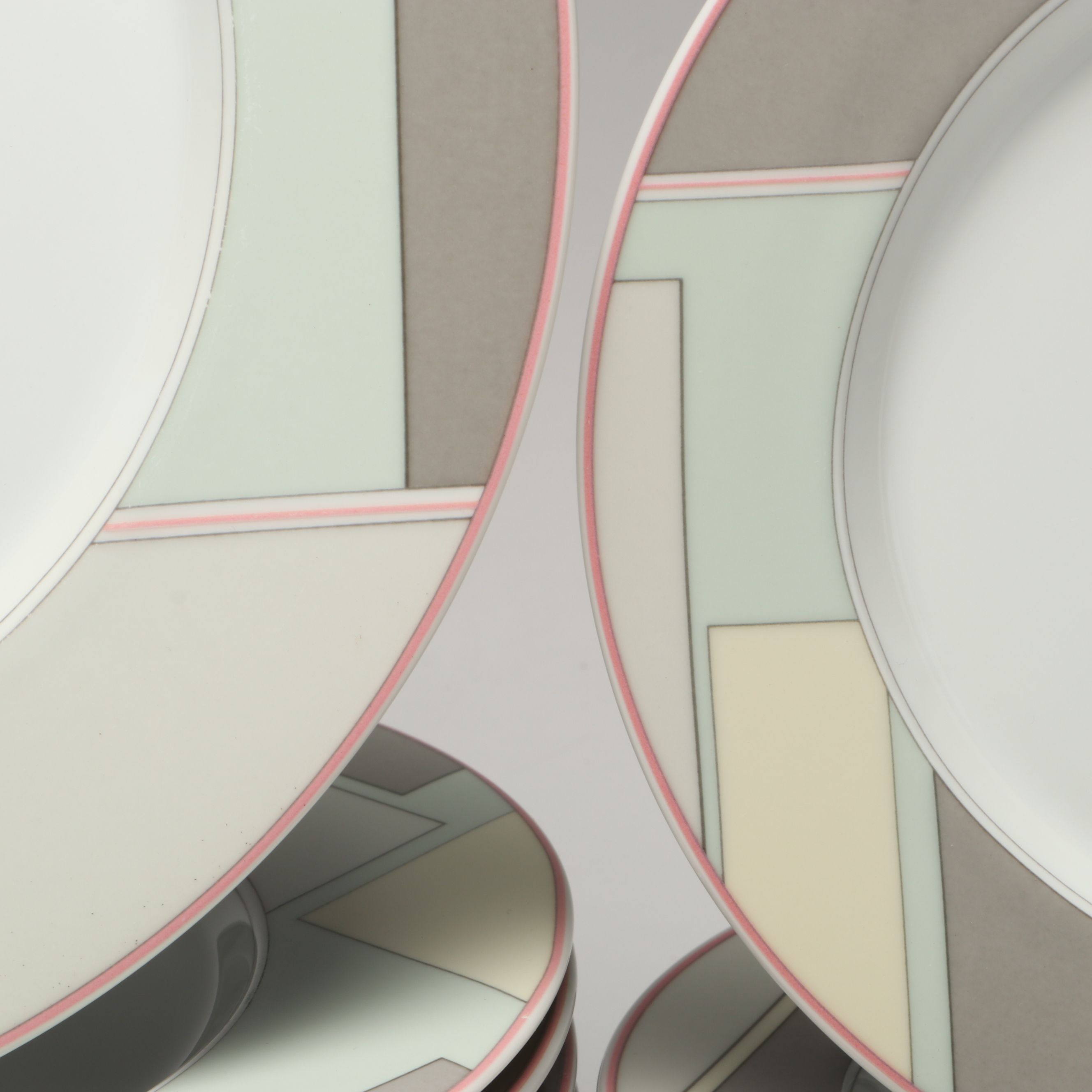 Mikasa "Patchwork" Porcelain Dinnerware, 1985-1986