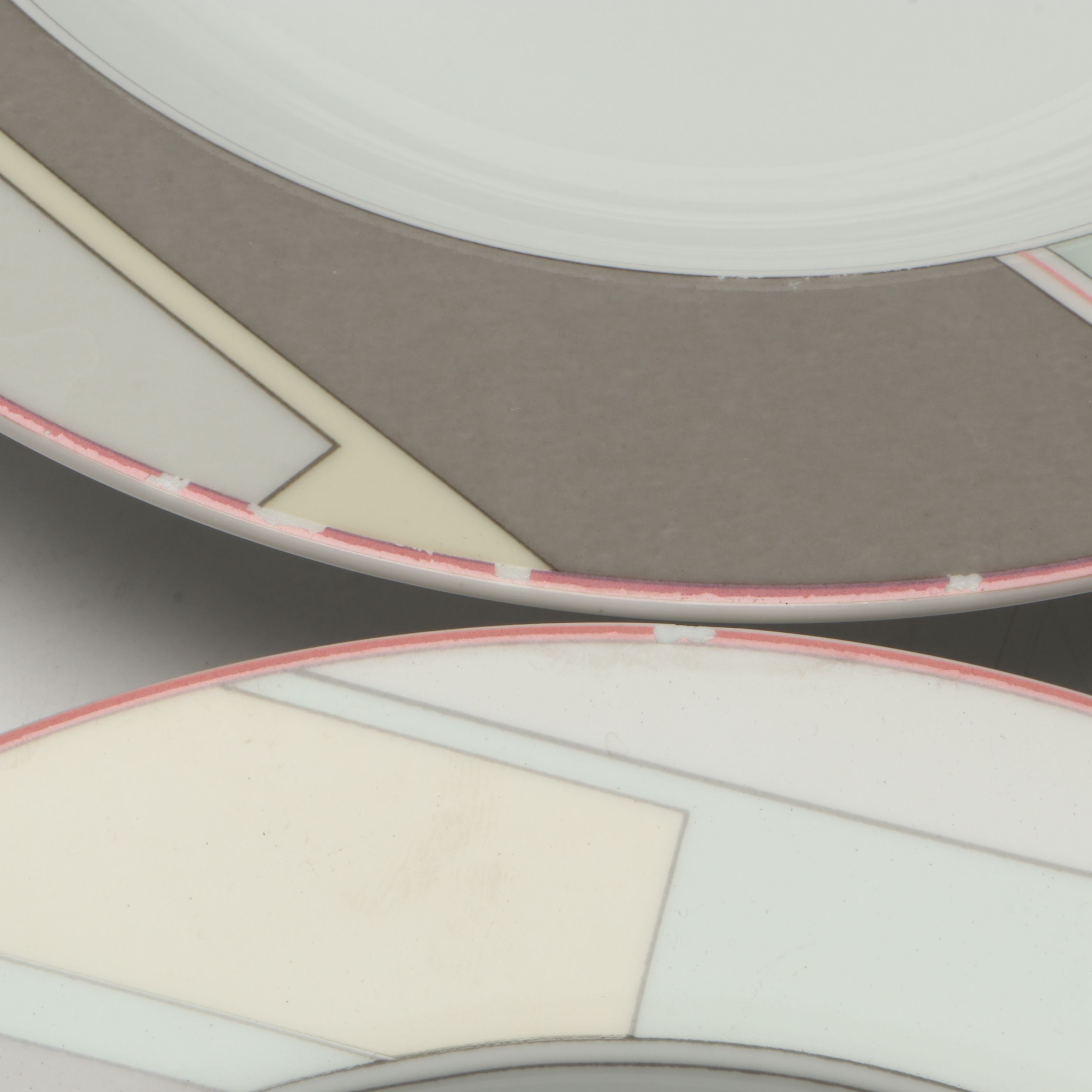 Mikasa "Patchwork" Porcelain Dinnerware, 1985-1986