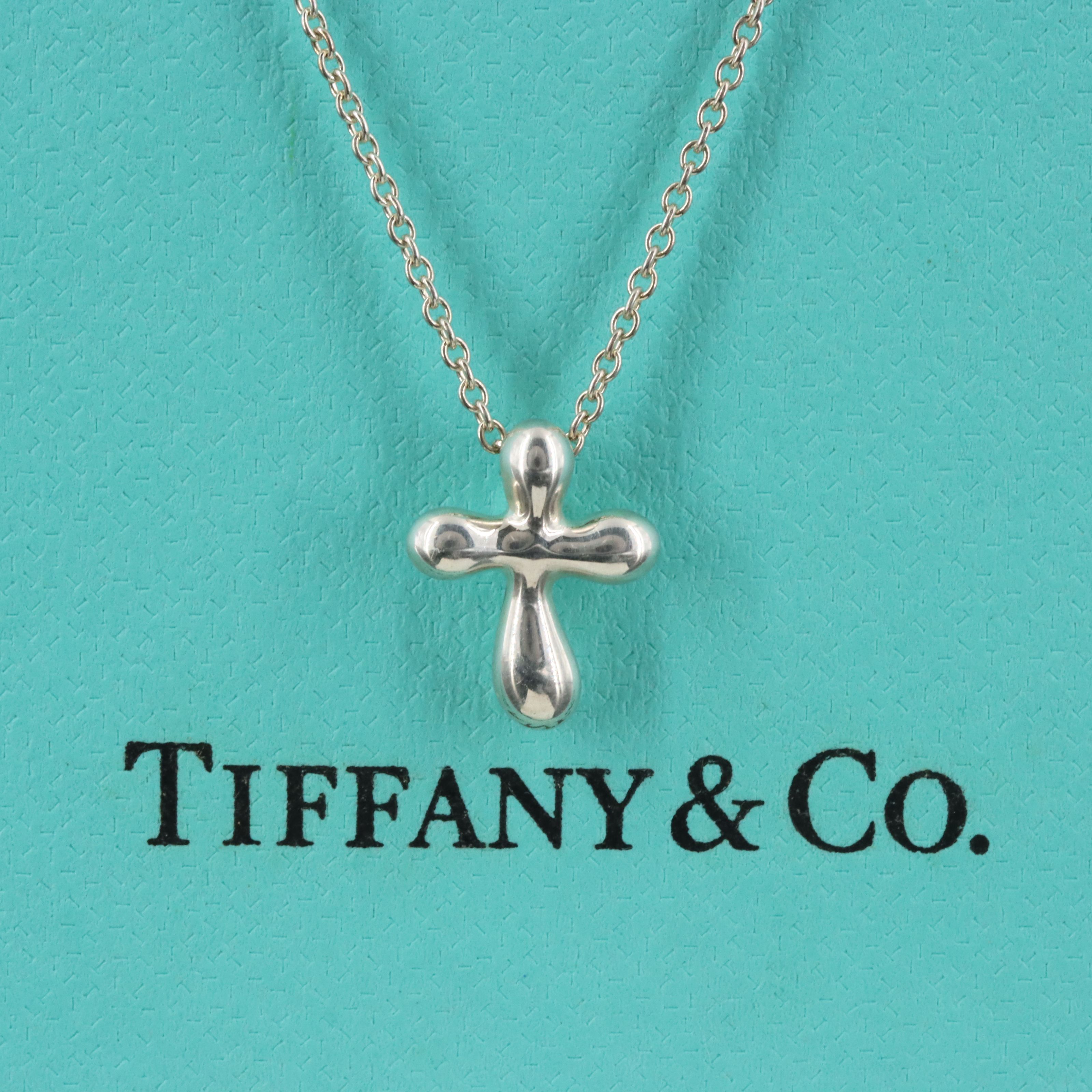 Elsa Peretti for Tiffany & Co. Sterling Cross Necklace