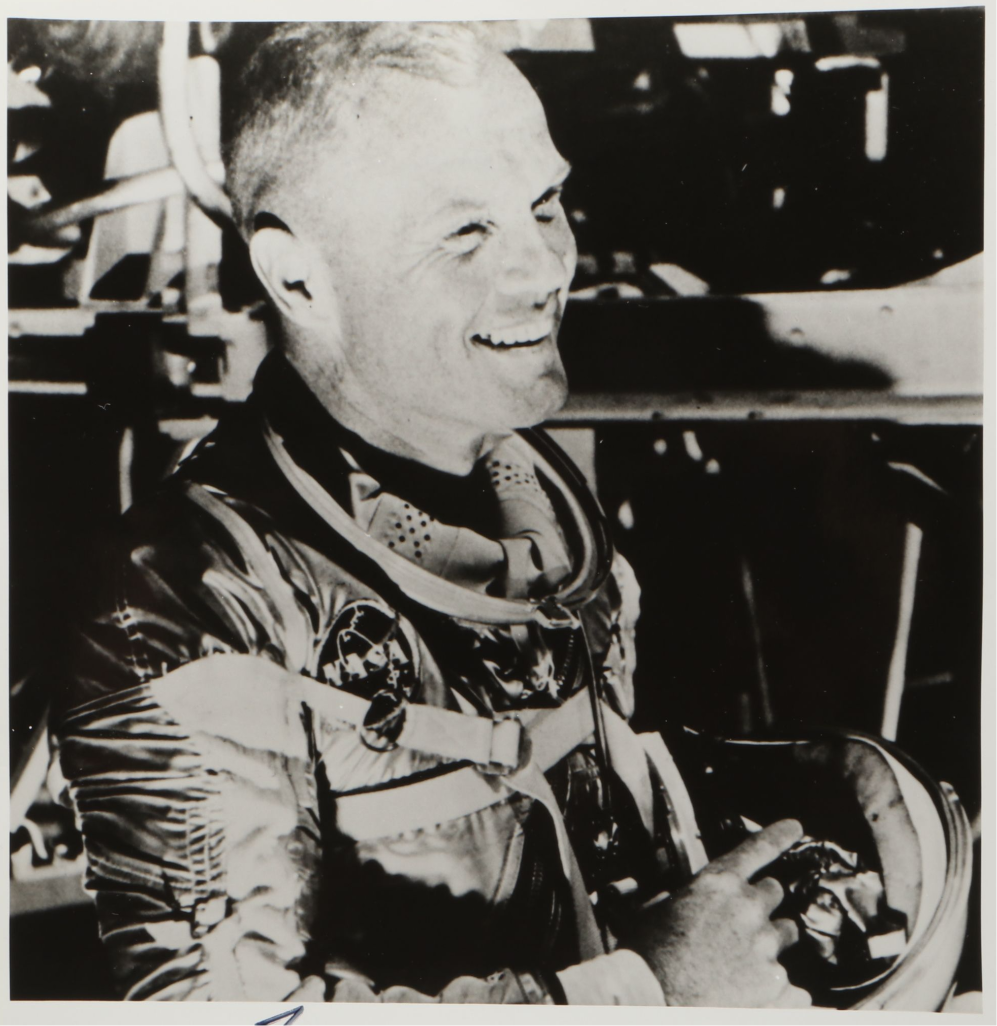 John Glenn Signed Photo Prints and Postal Cover