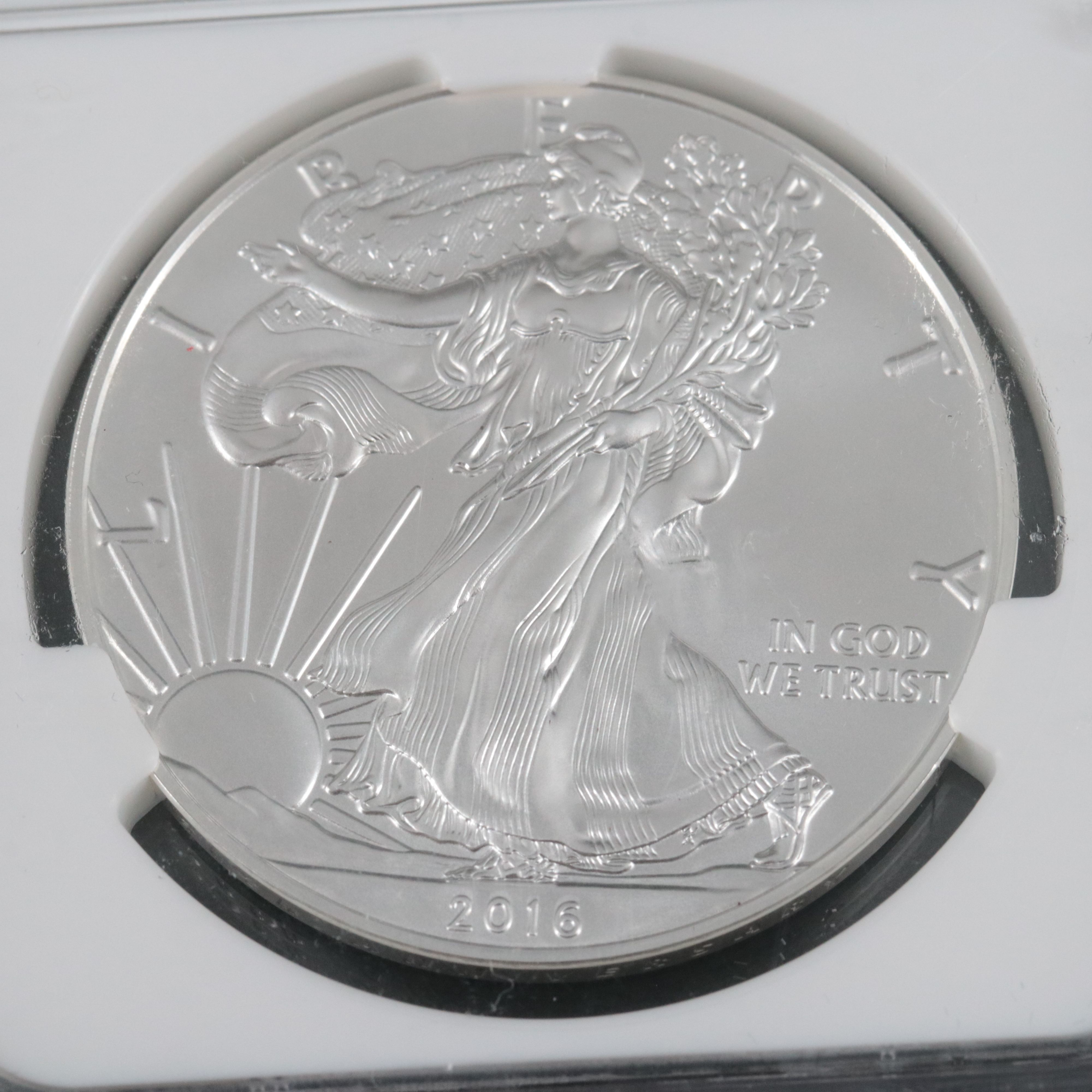 NGC MS70 2016-W 30th Anniversary Burnished $1 U.S. Silver Eagle