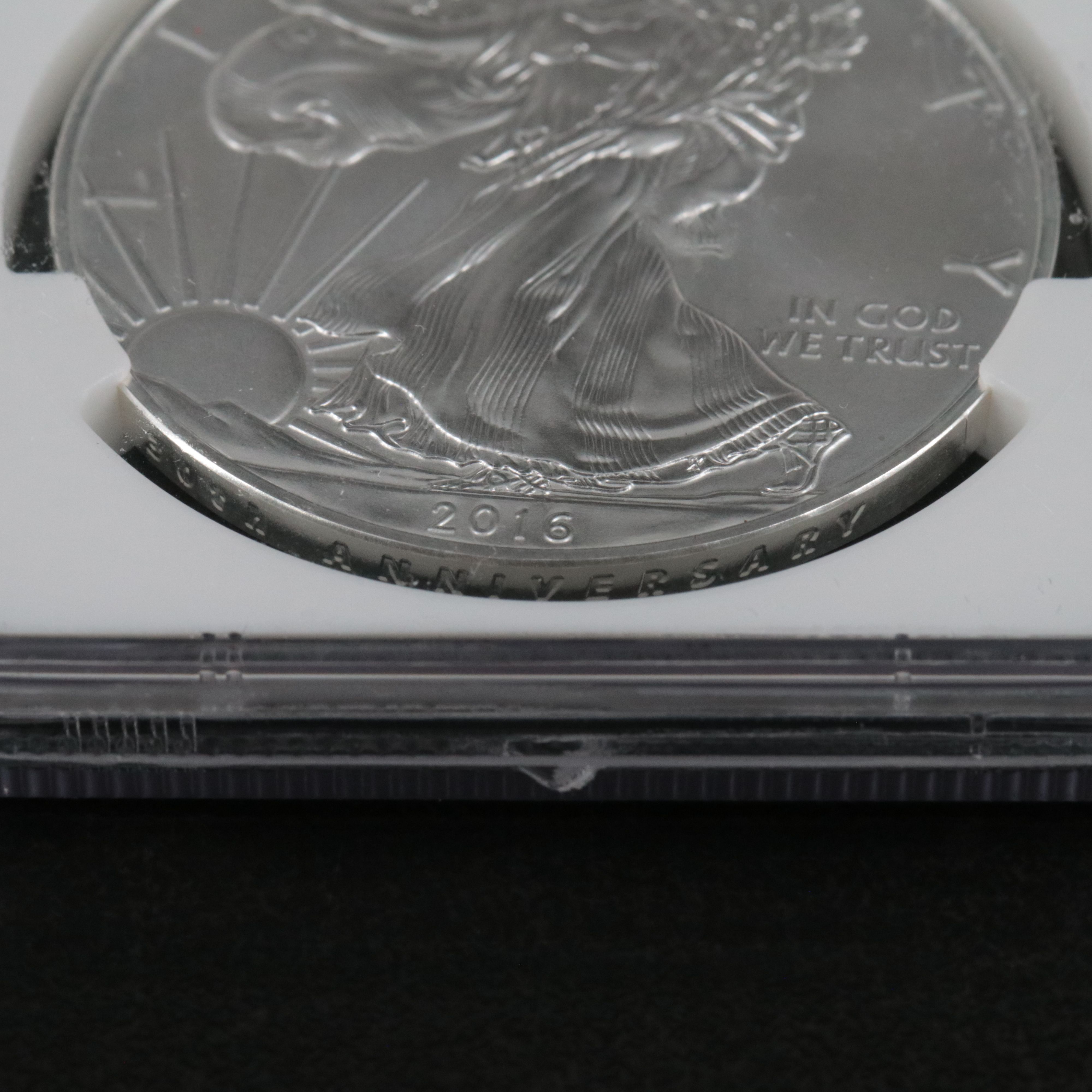 NGC MS70 2016-W 30th Anniversary Burnished $1 U.S. Silver Eagle