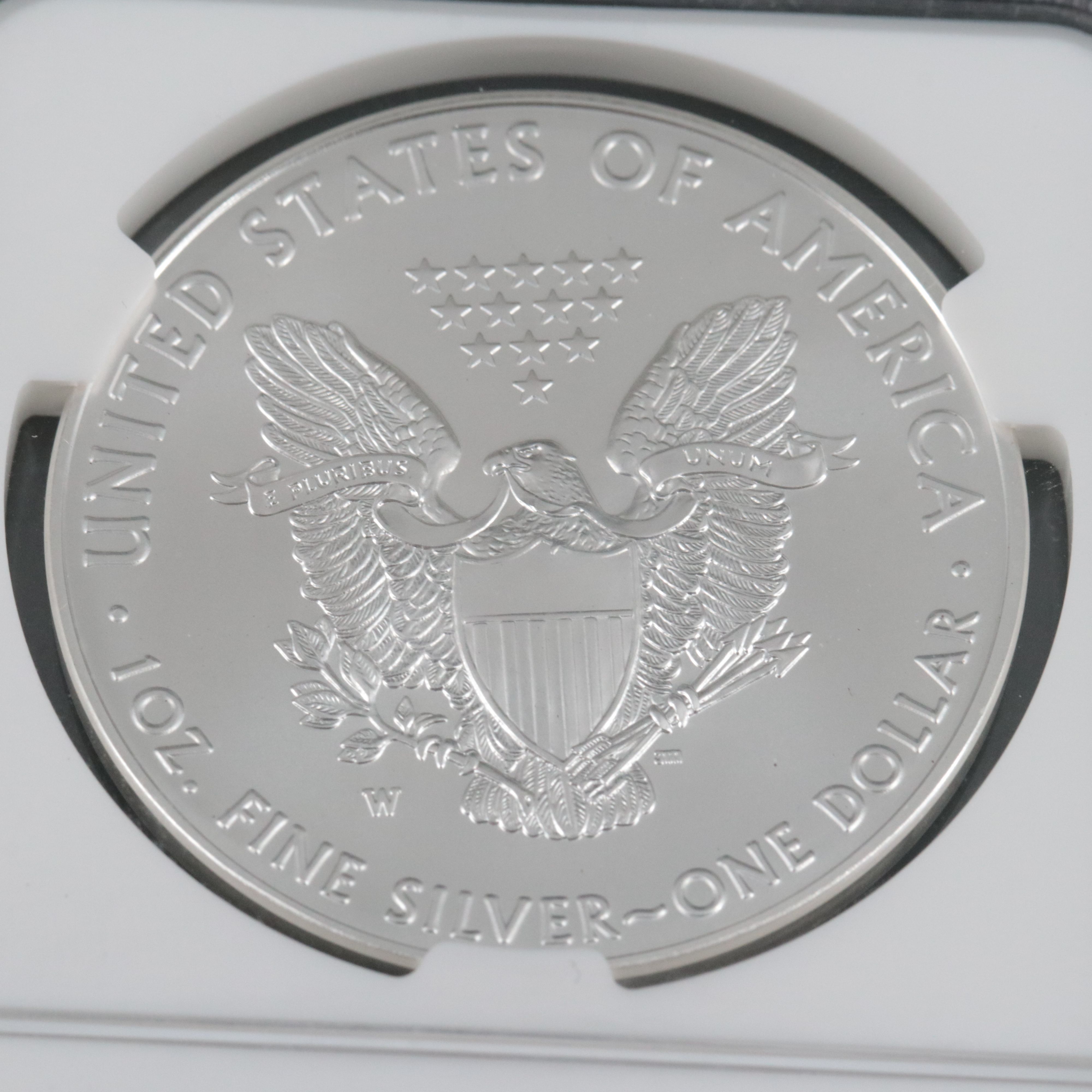 NGC MS70 2016-W 30th Anniversary Burnished $1 U.S. Silver Eagle