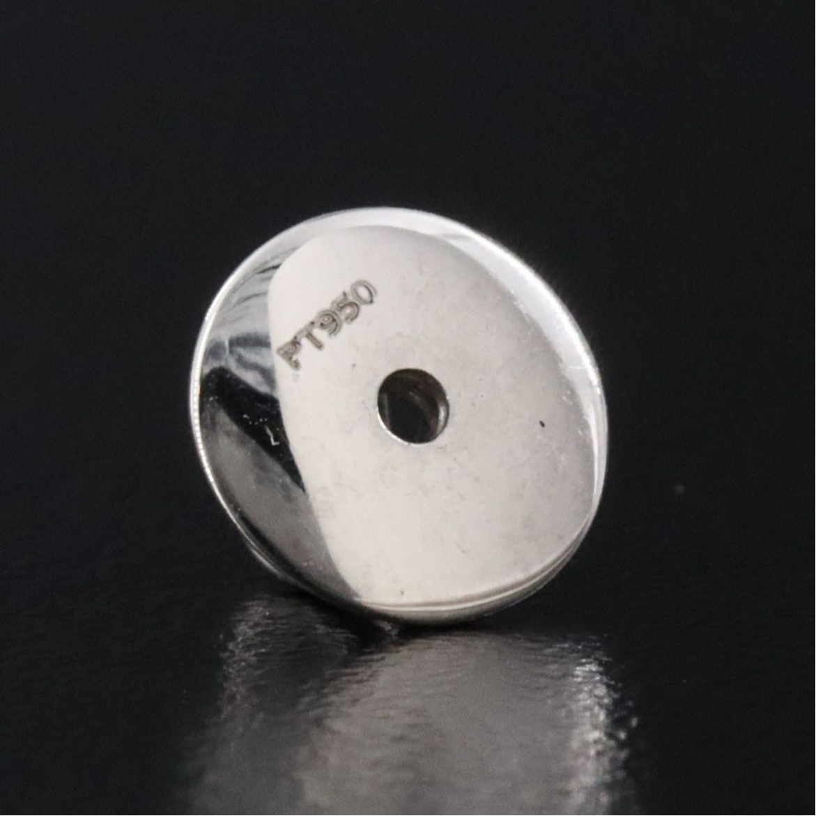 Platinum 4.12 CTW Lab Grown Diamond Stud Earrings with IGI Reports