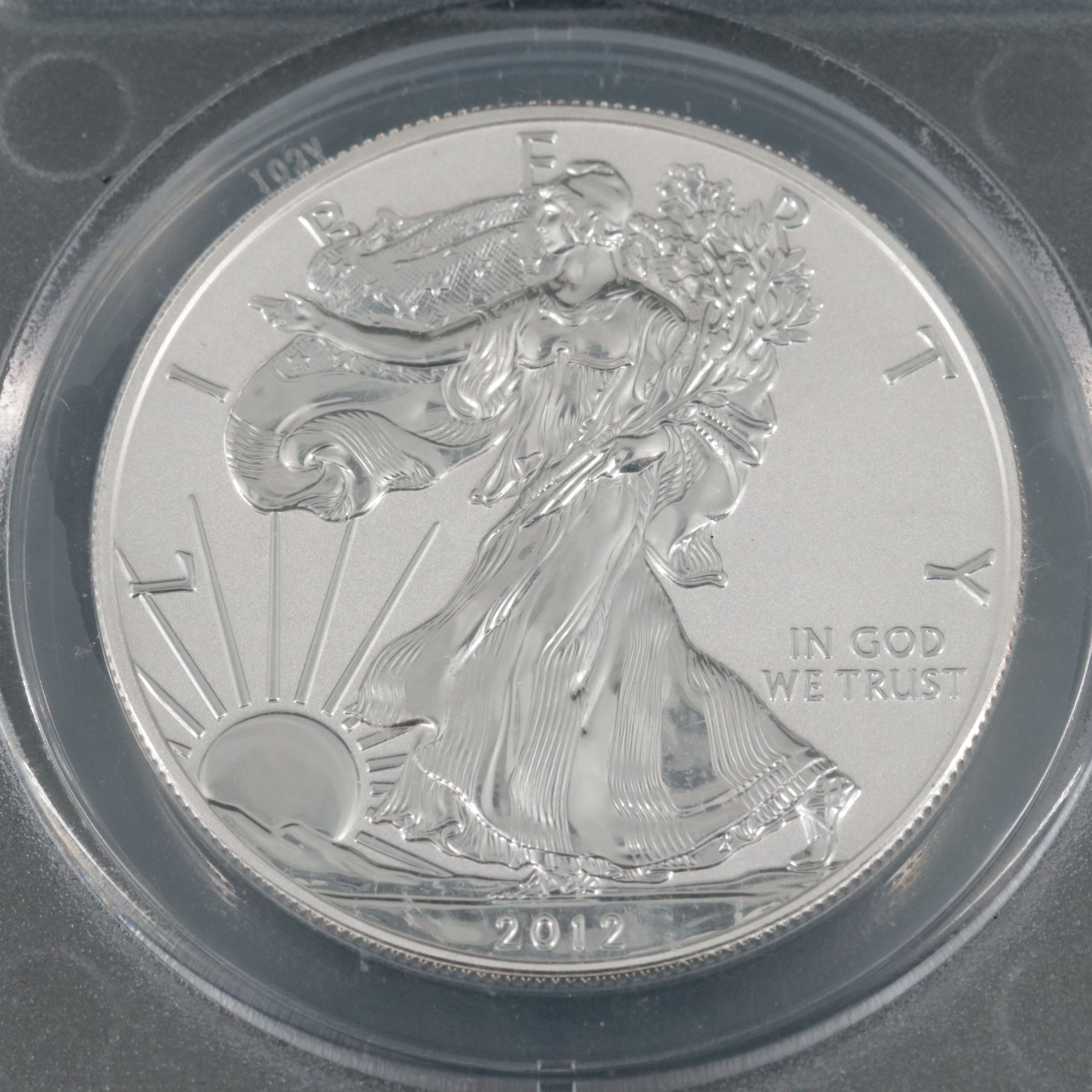 ANACS RP70 DCAM 2012-S $1 U.S. Silver Eagle