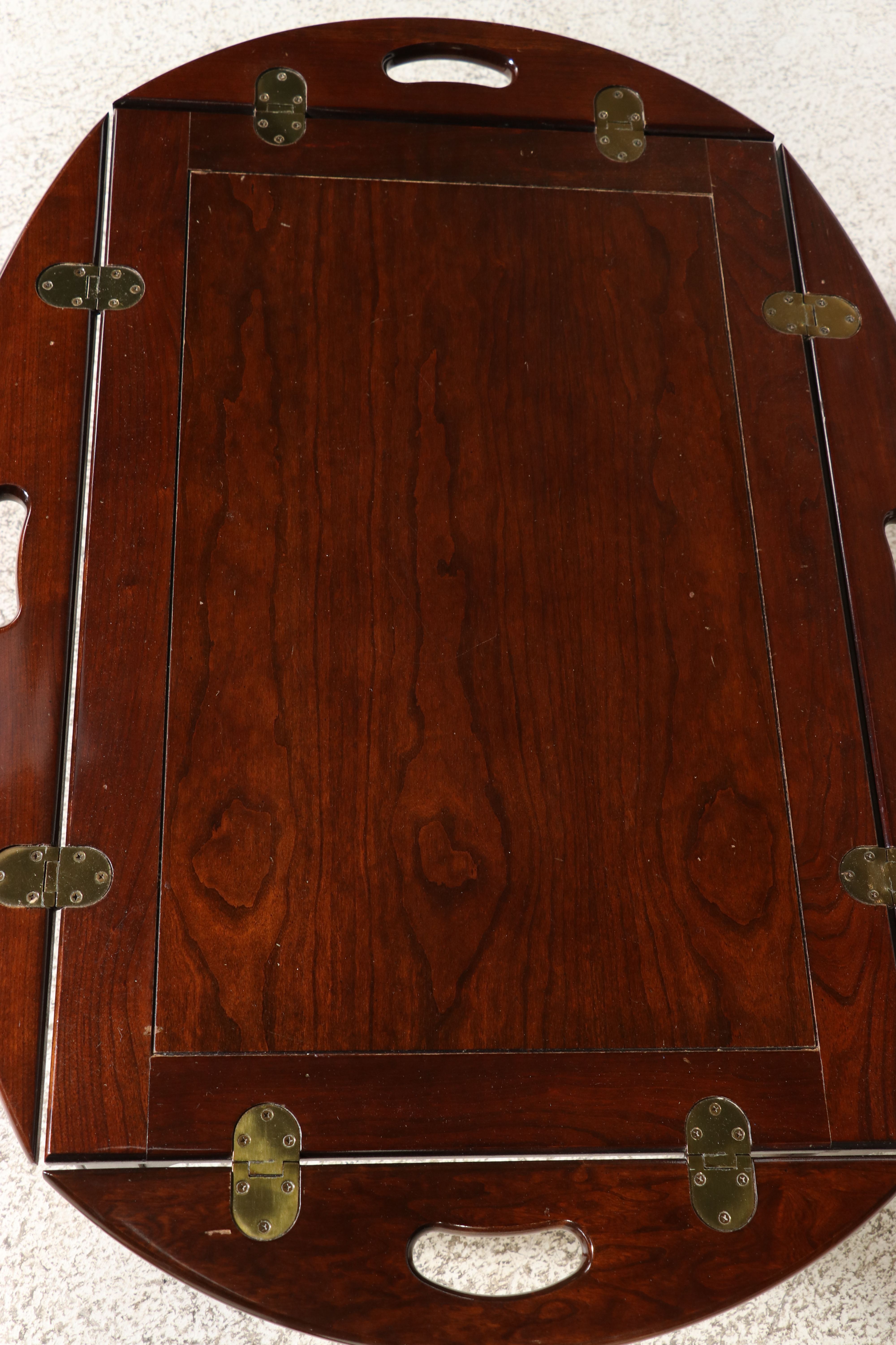 Georgian Style Mahogany Butler's Tray Table